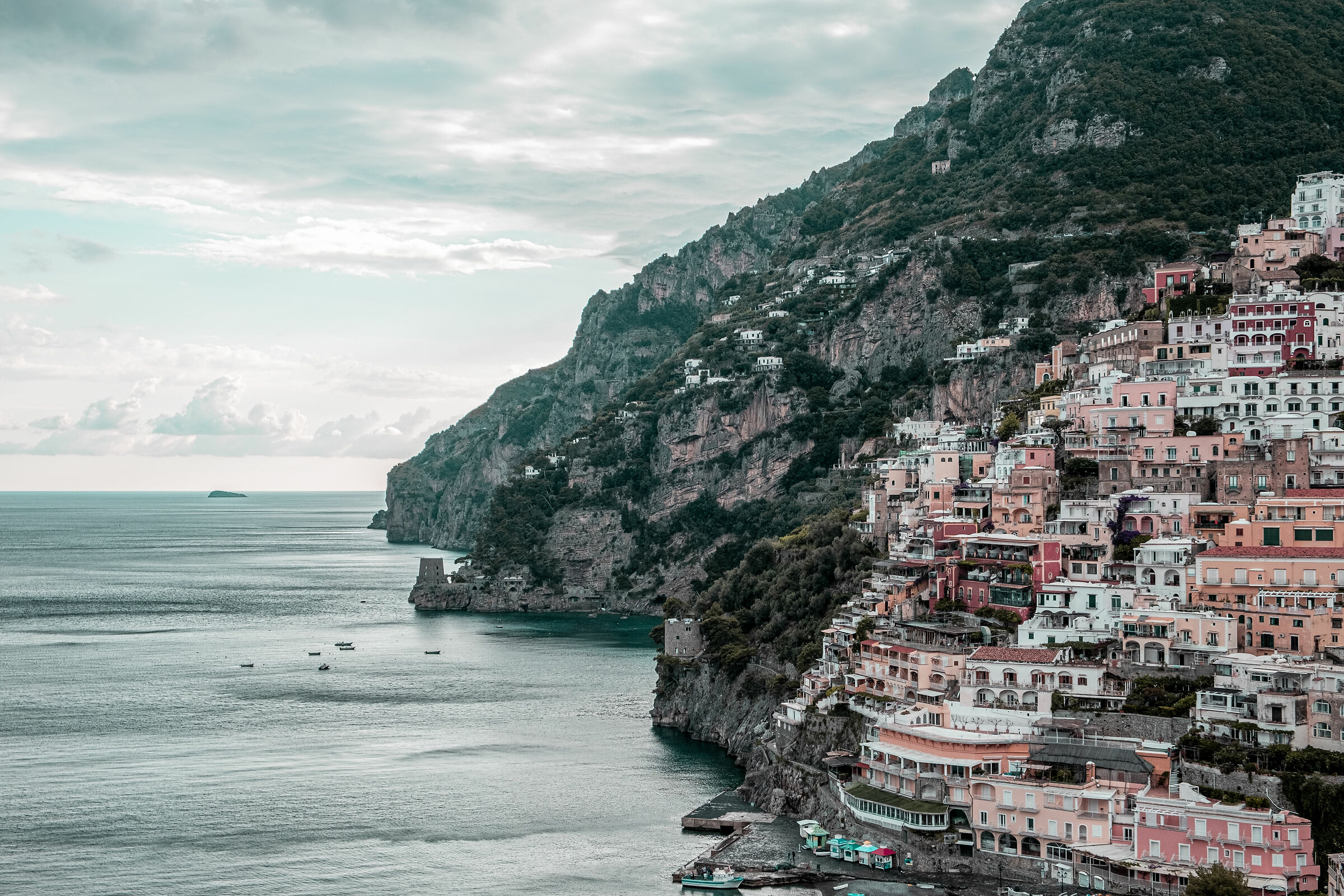 Gloomy day in Positano
