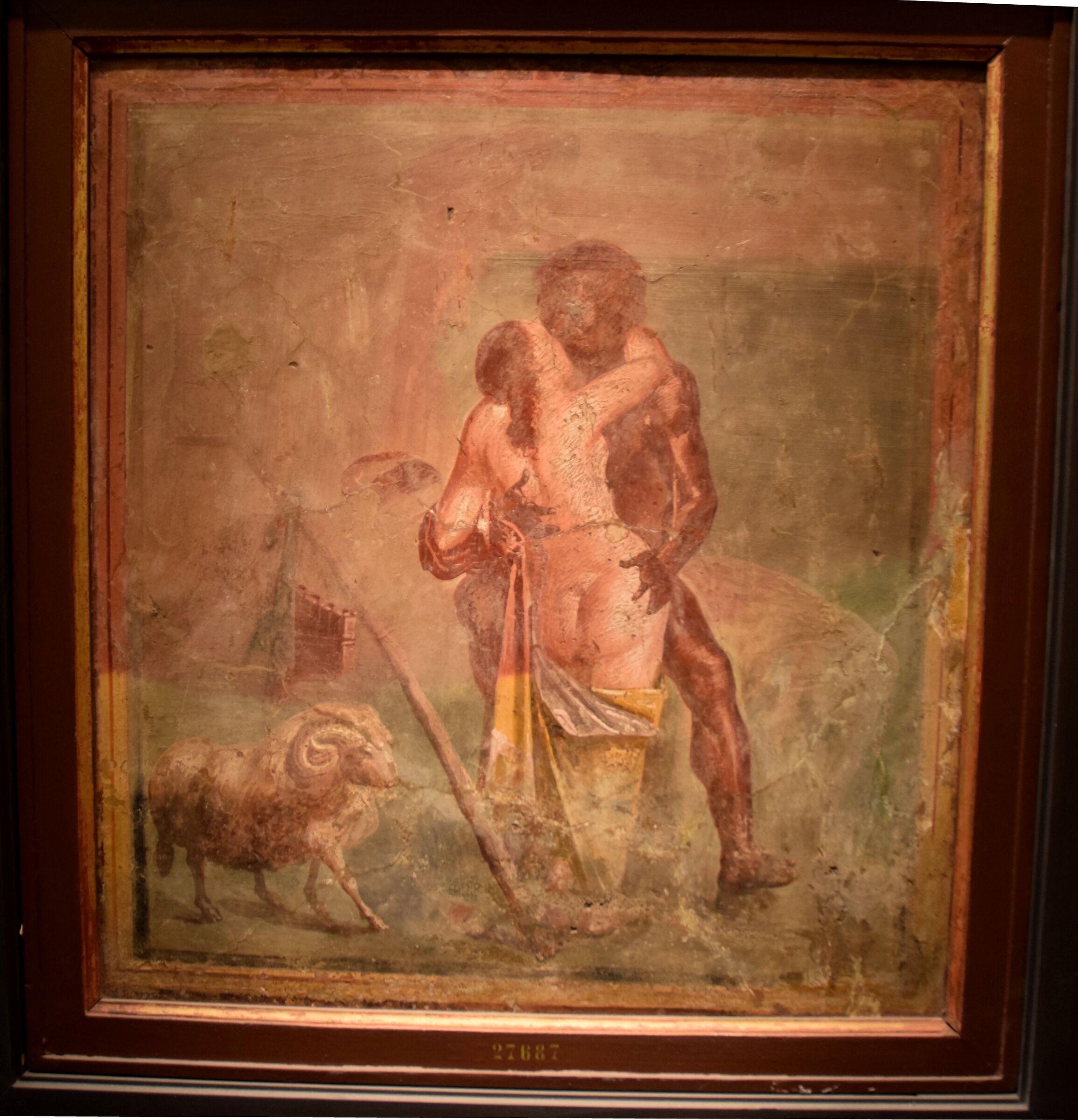 Museo Archeologico - Satiro che abbraccia una Menade