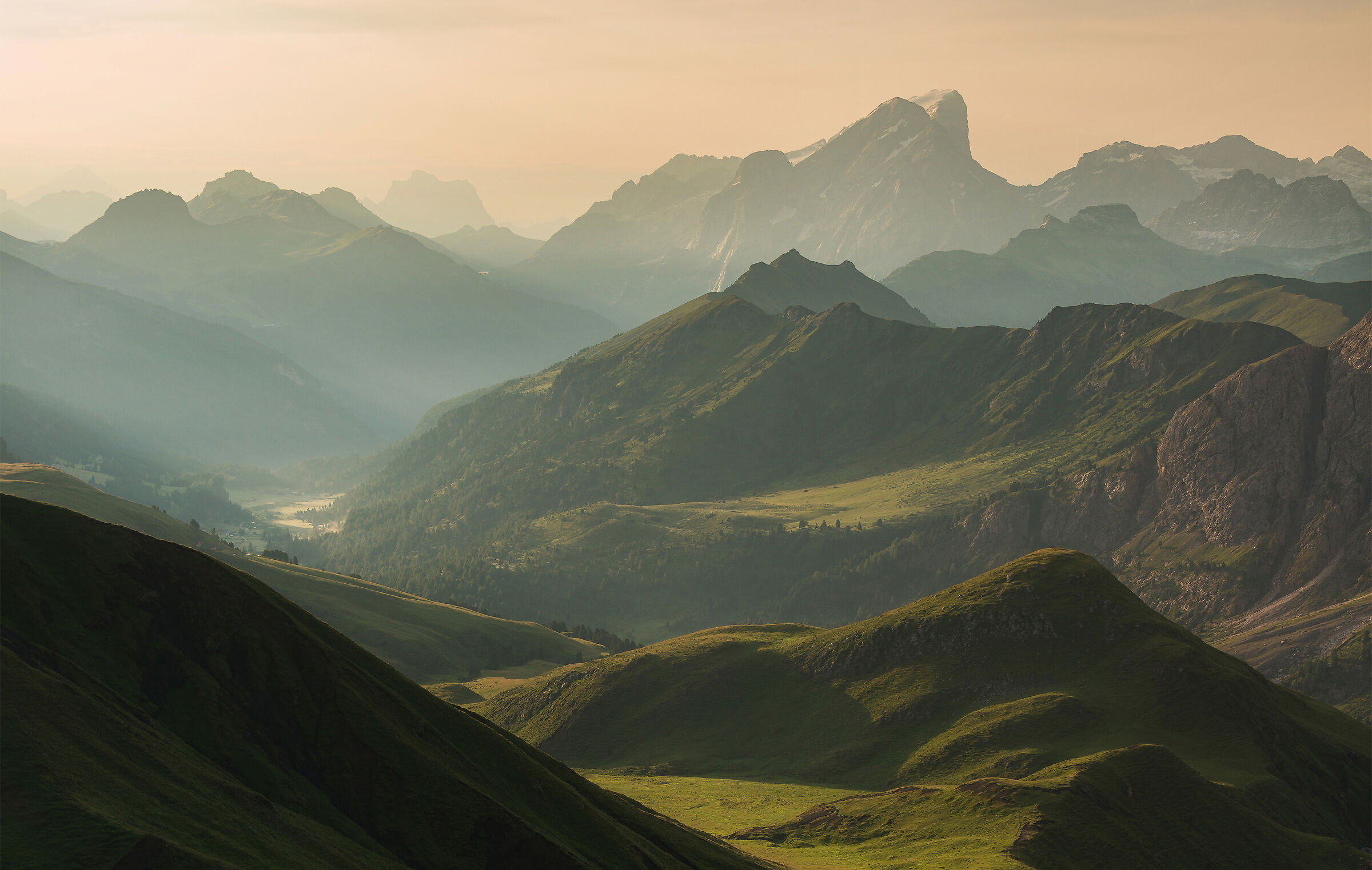 View towards Mt. Marmolada