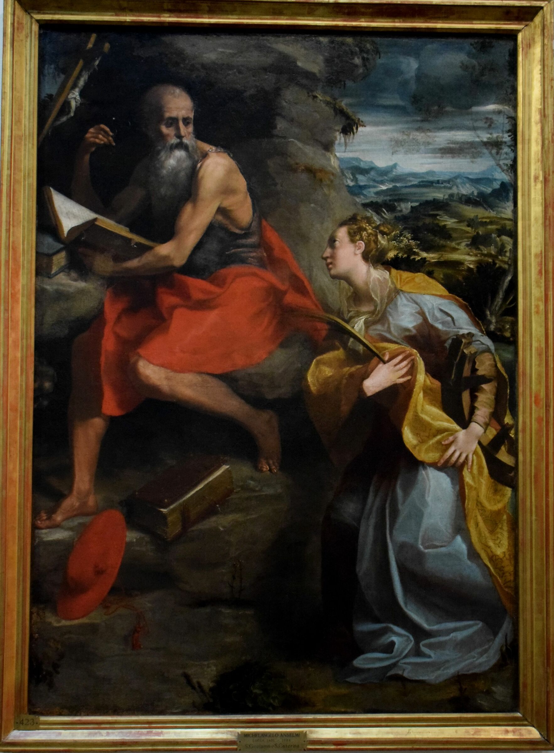 Michelangelo da Lucca "I santi Girolamo e Caterina&quot...
