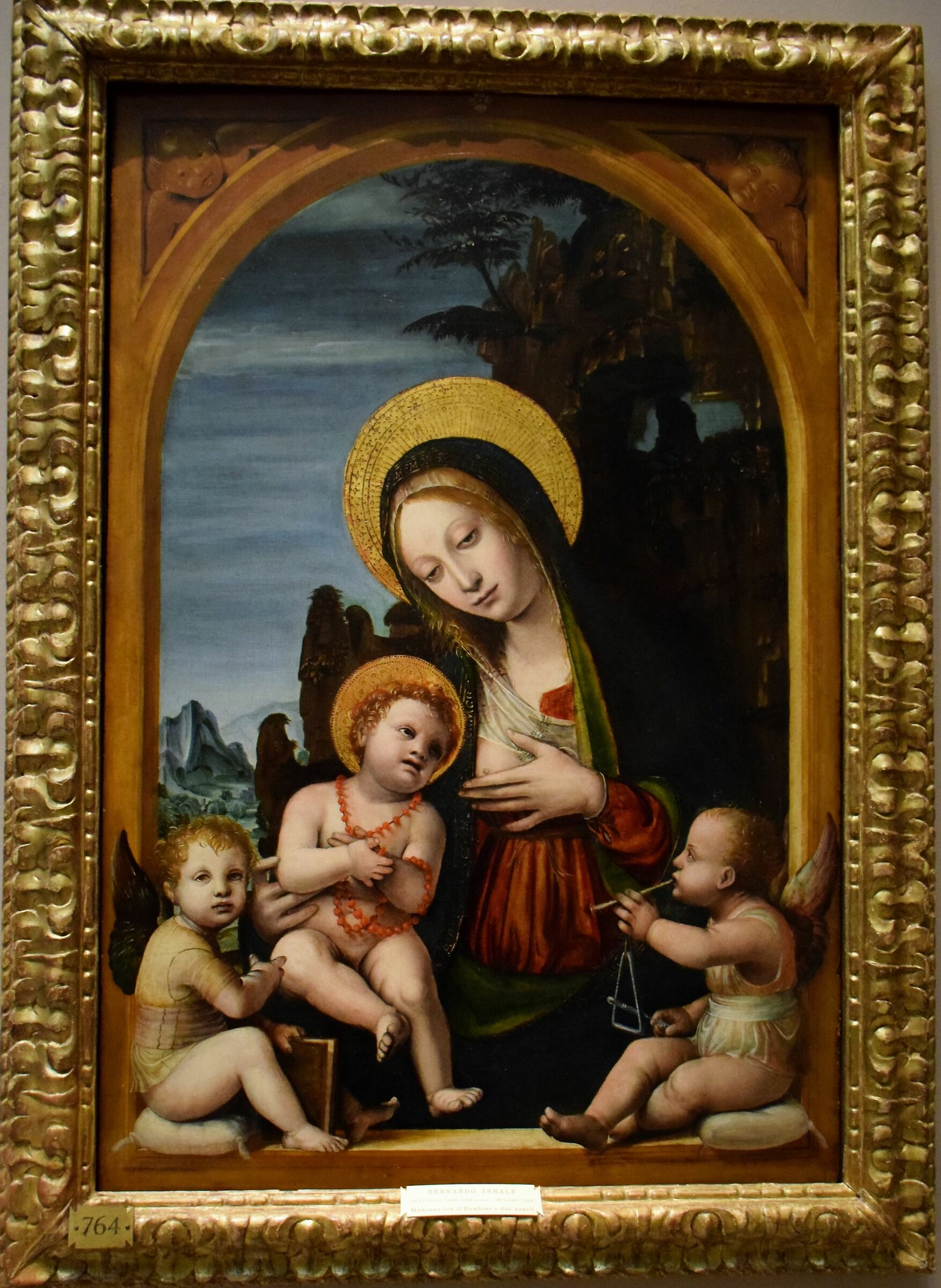 Madonna col Bambino e due angeli musicanti