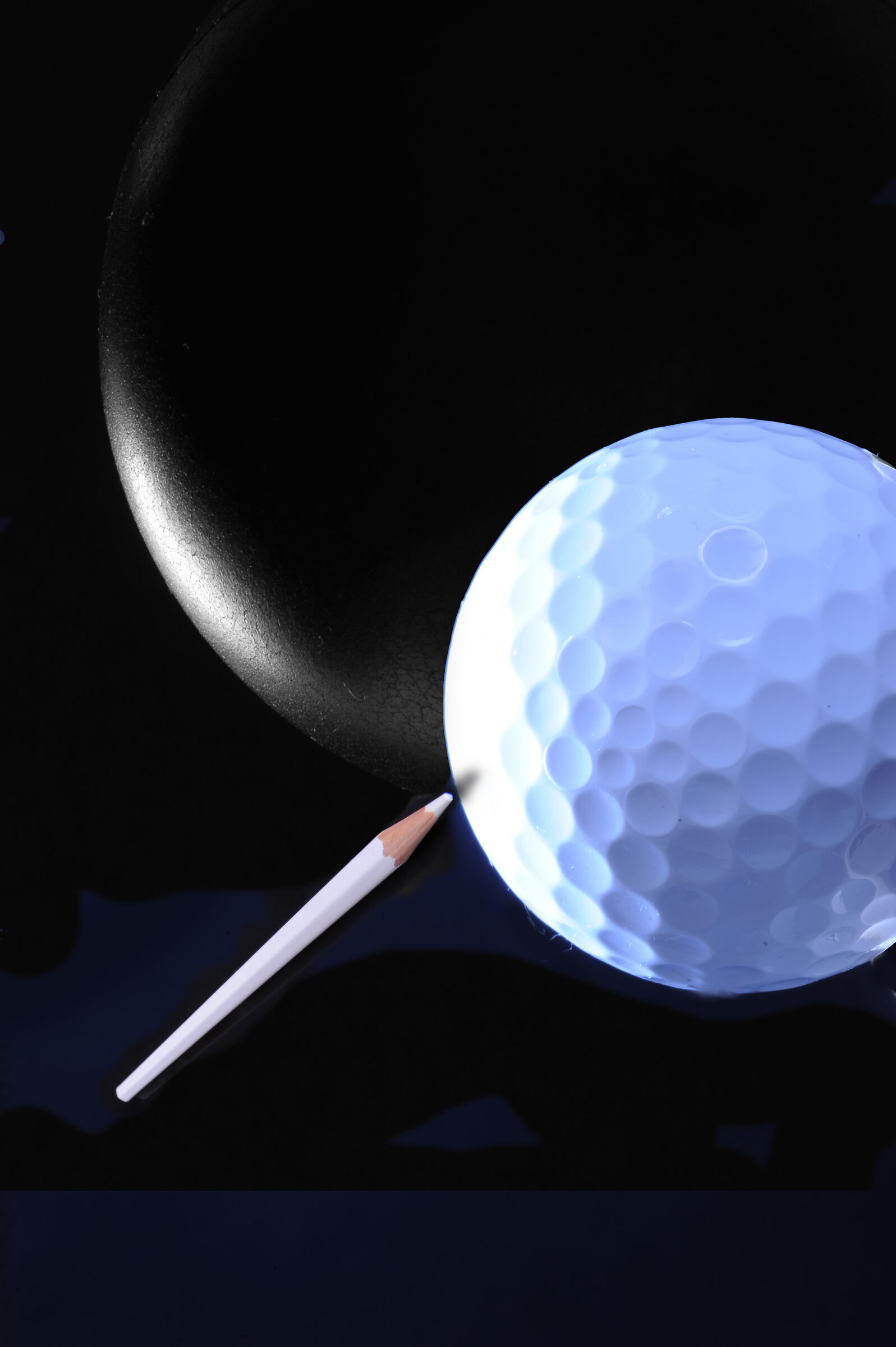 pencil between the planets