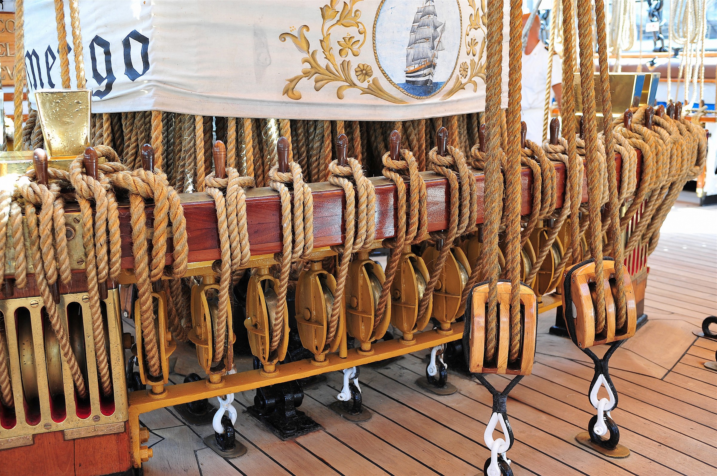 Ordine a bordo dell' Amerigo Vespucci