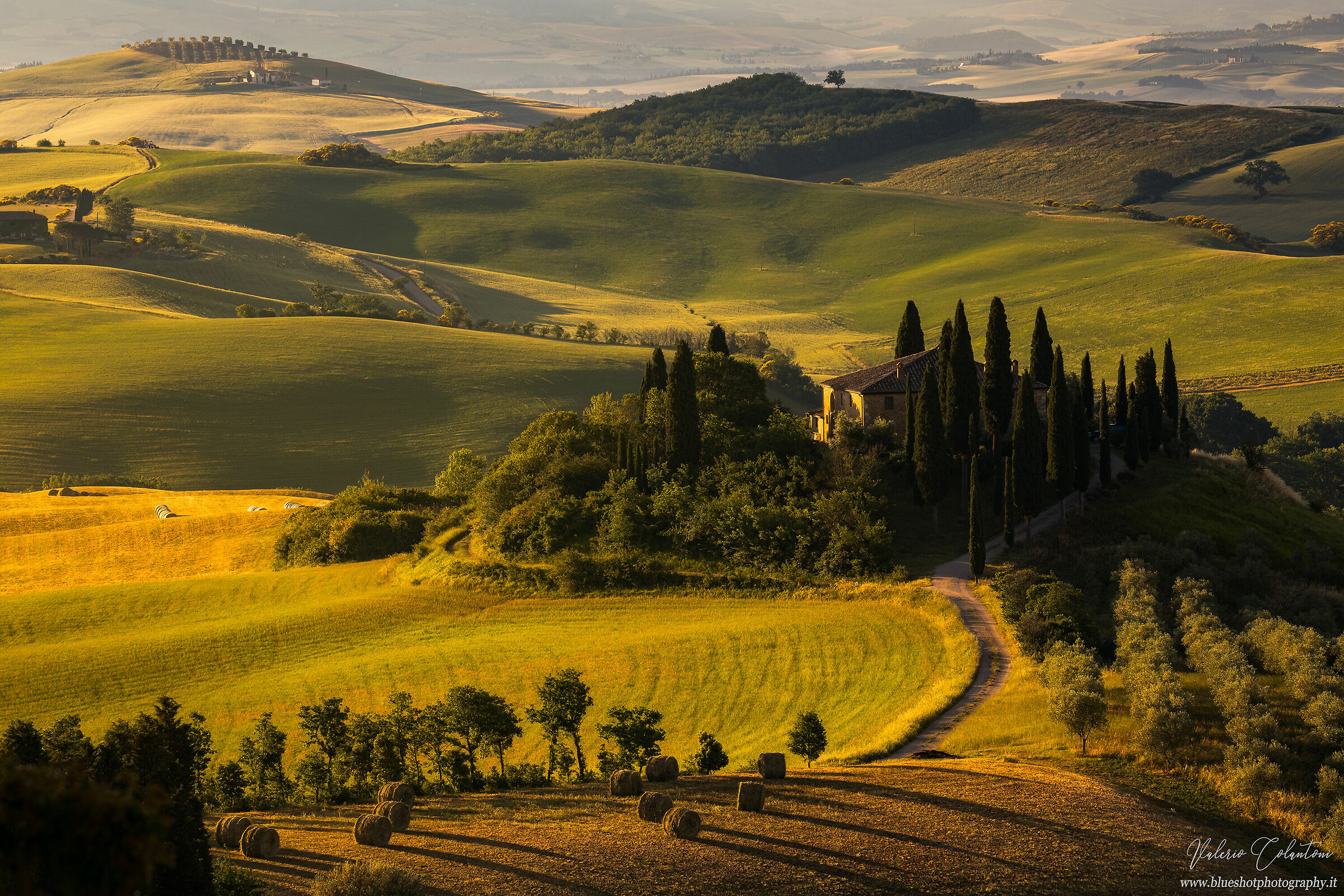 Alba al podere Belvedere...