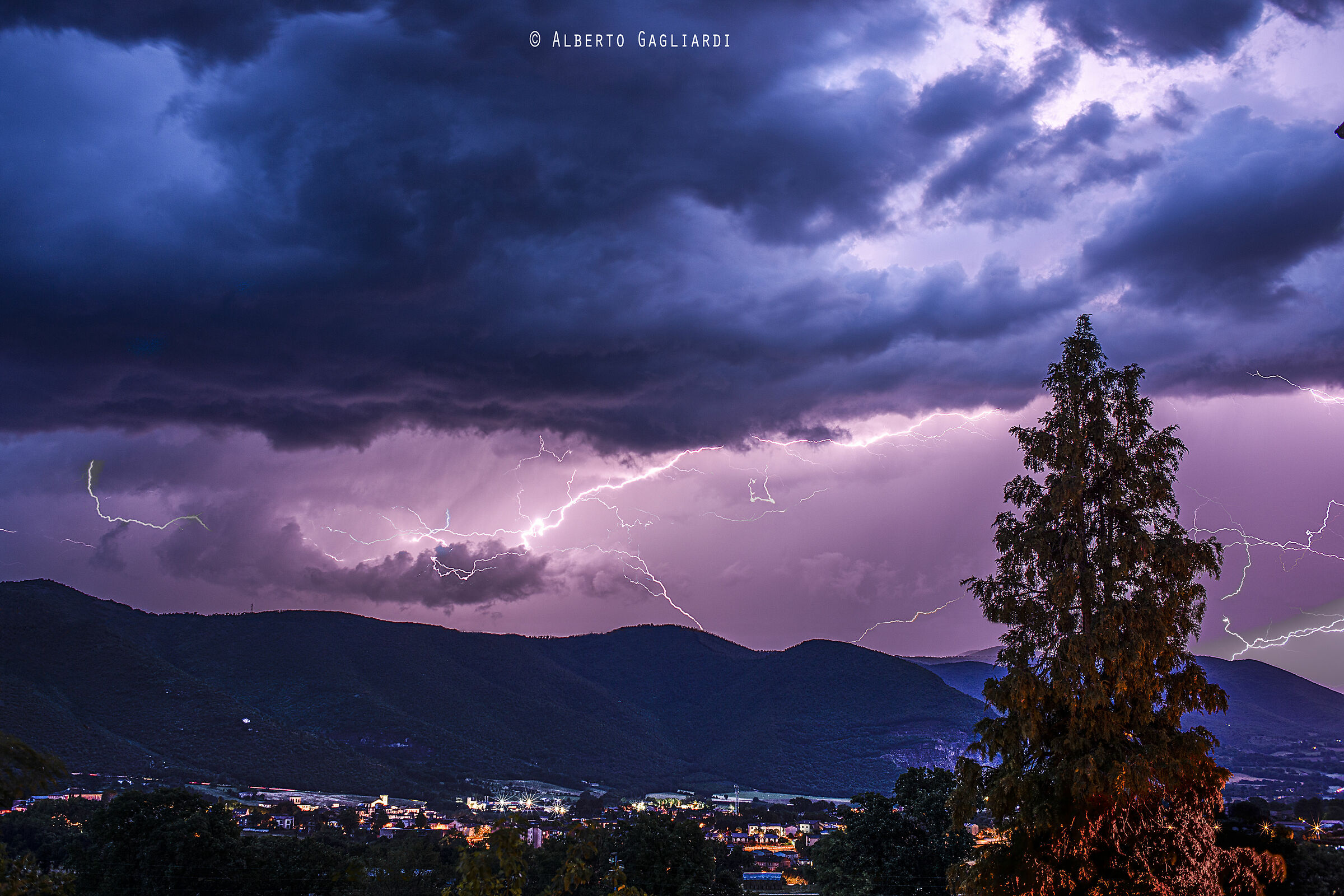 Lightning from my lodge
