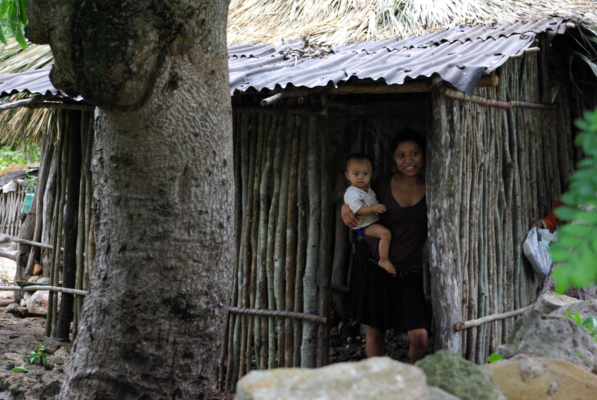 Just a hut to be happy