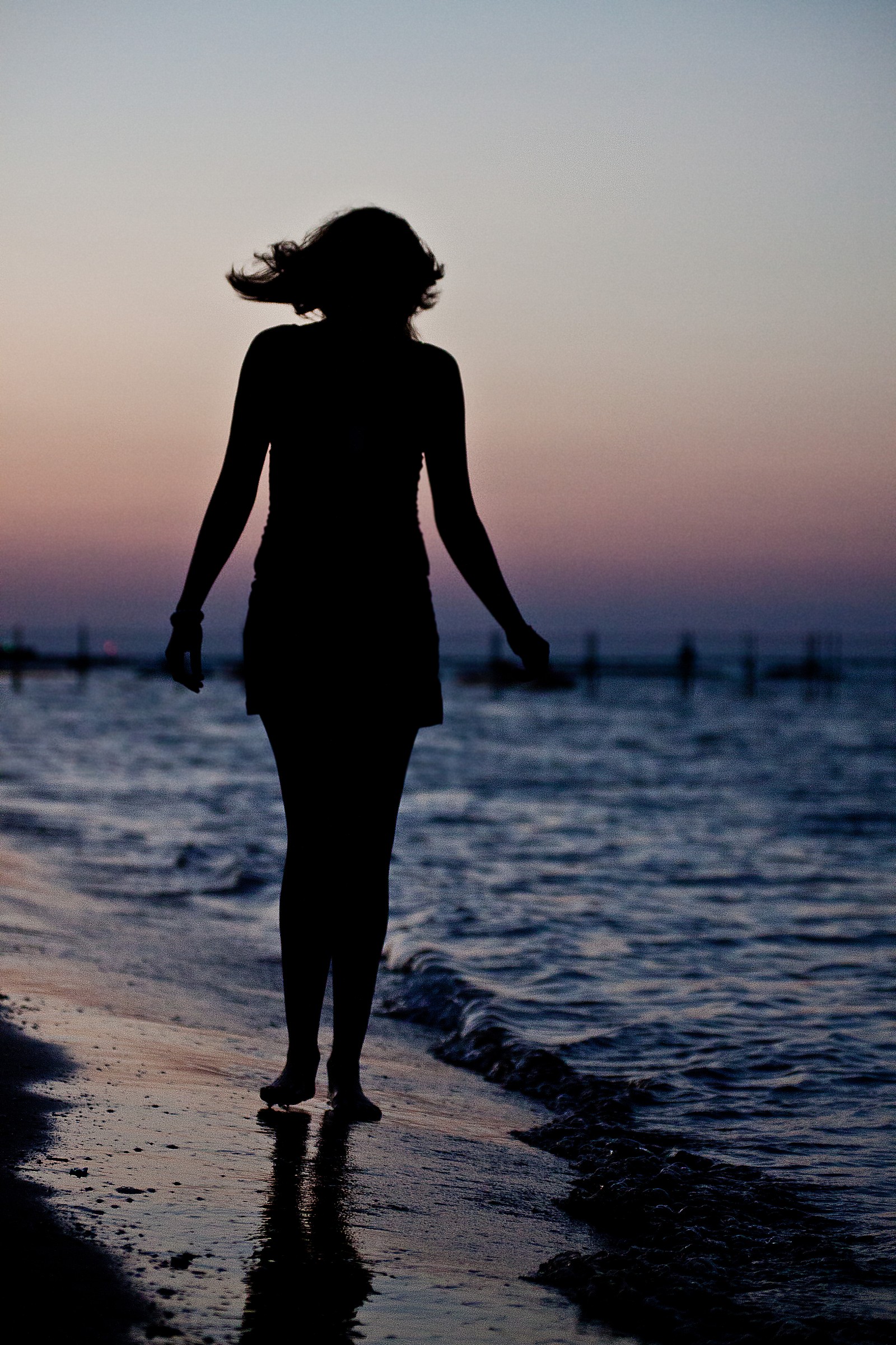 Passeggiando in riva al mare.....