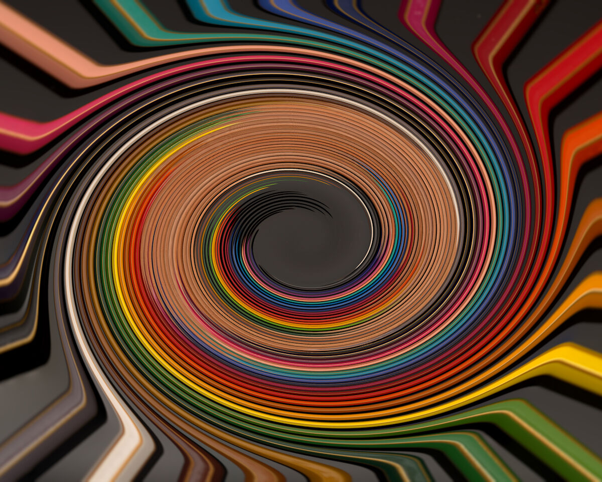 vortex of colors