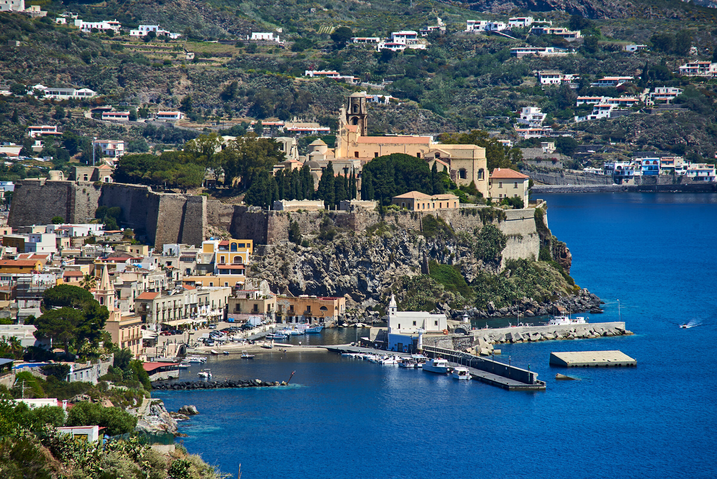 La civita di Lipari vista da ctr Capistello