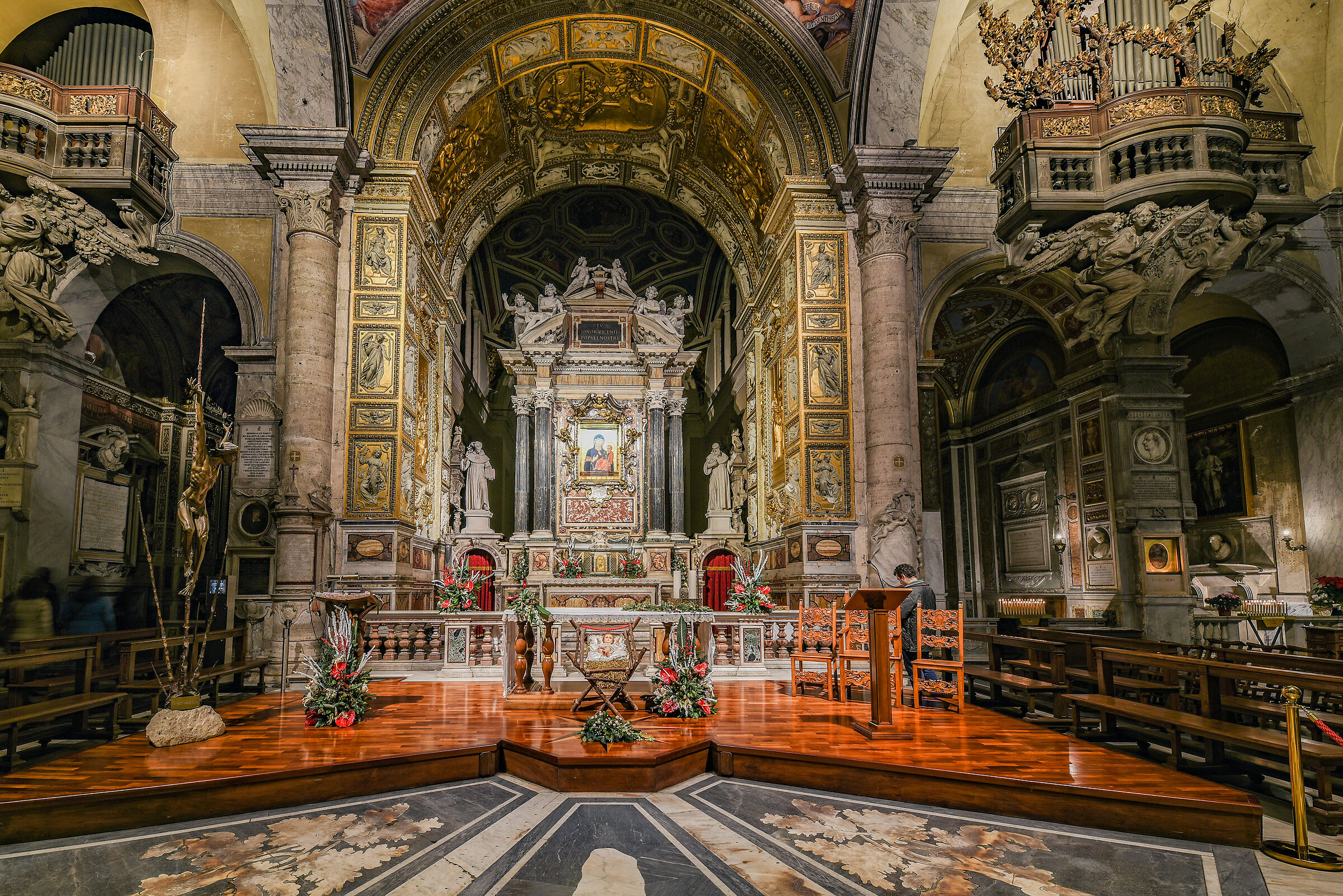 Basilica of St. M. del Popolo in Rome another show