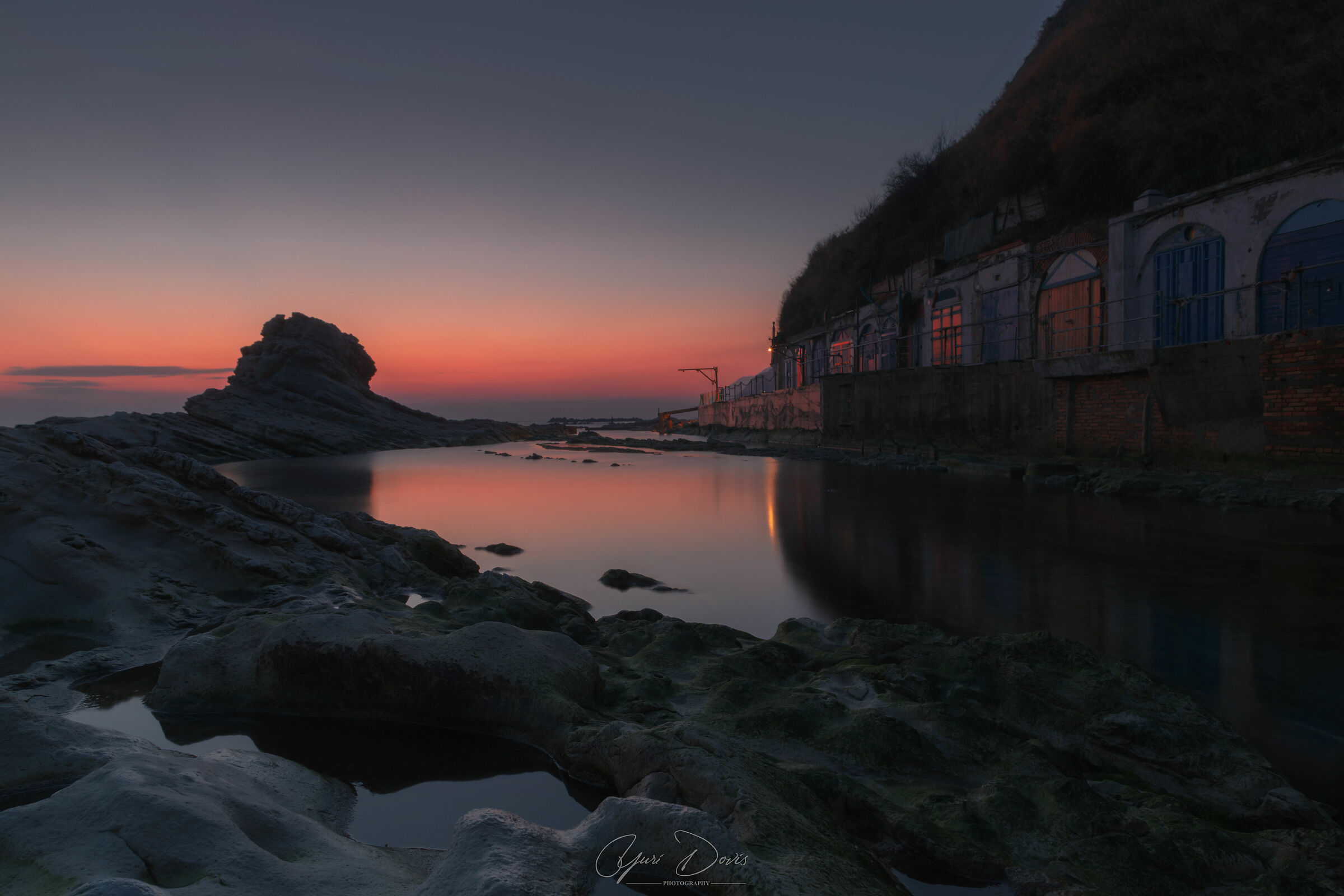 Sunrise on the "Pope's Chair" in Ancona