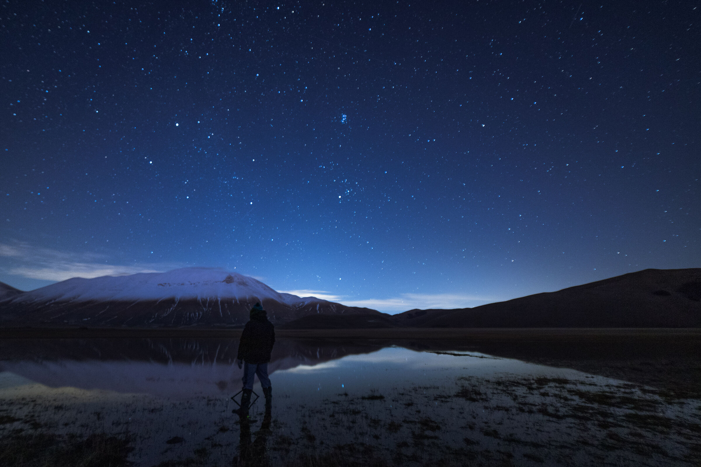 The magnificent sky of Castelluccio di Norcia