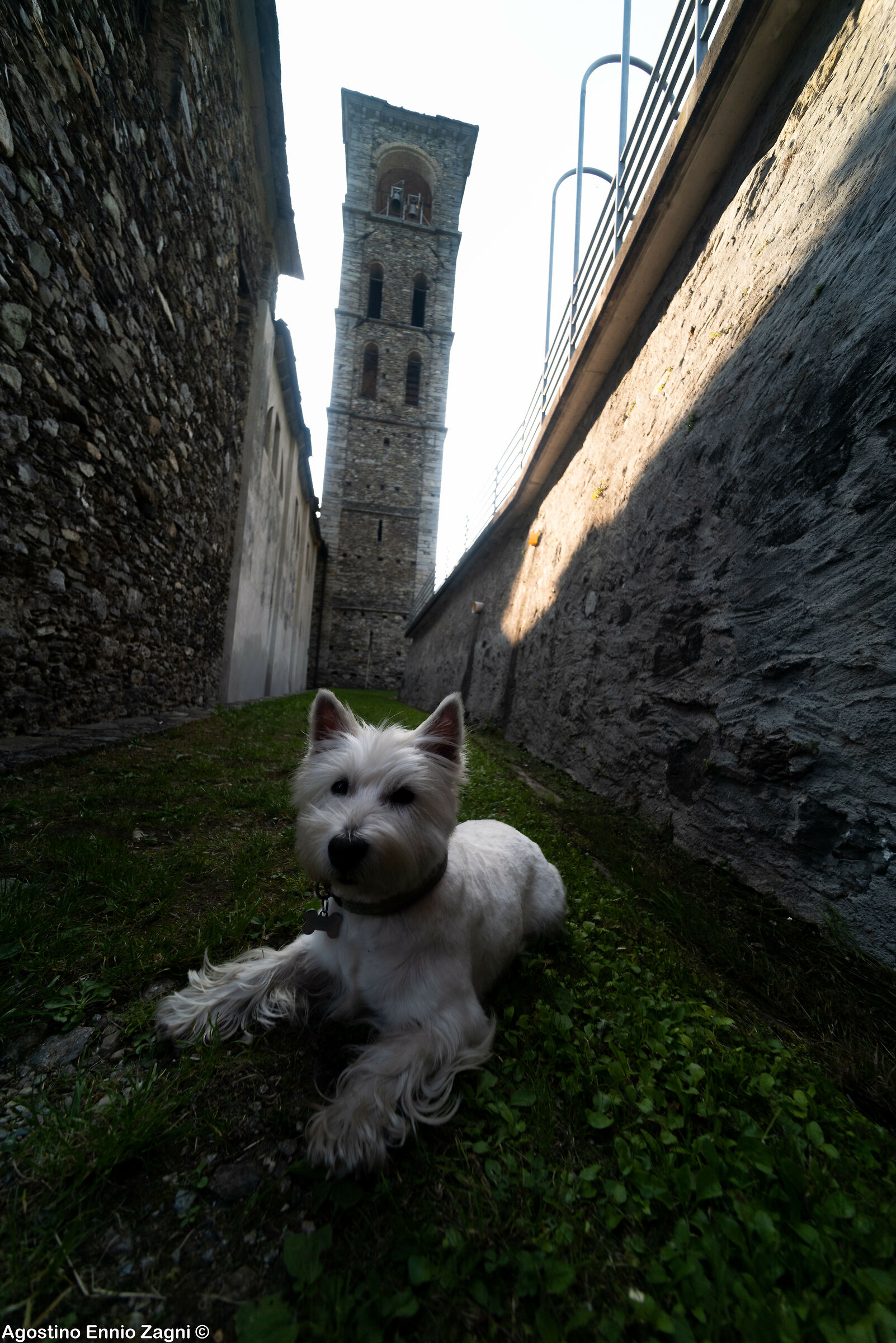 Daisy modella a Peglio - Chiesa di Sant'Eusebio