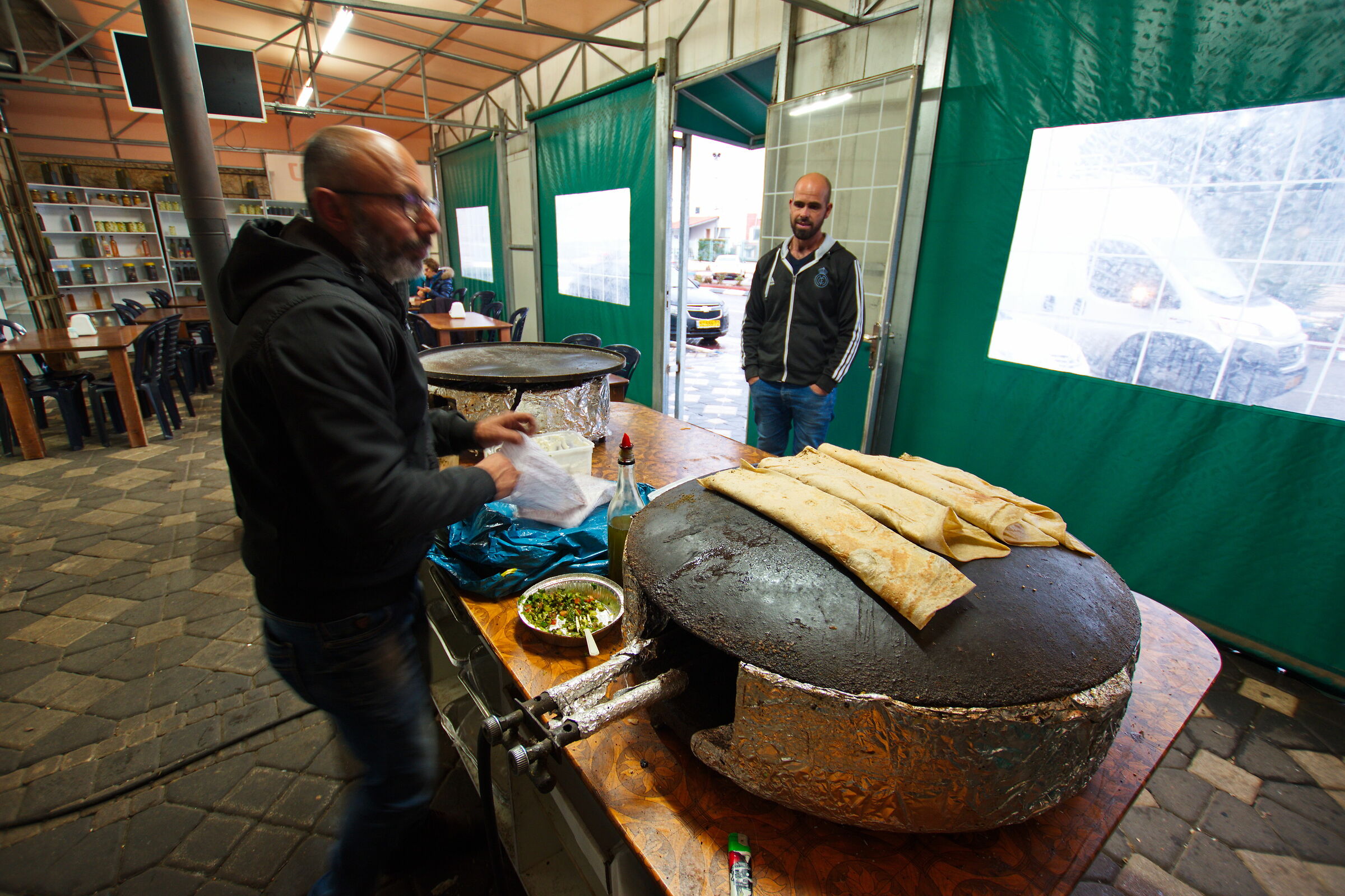 Pranzo, alture del Golan