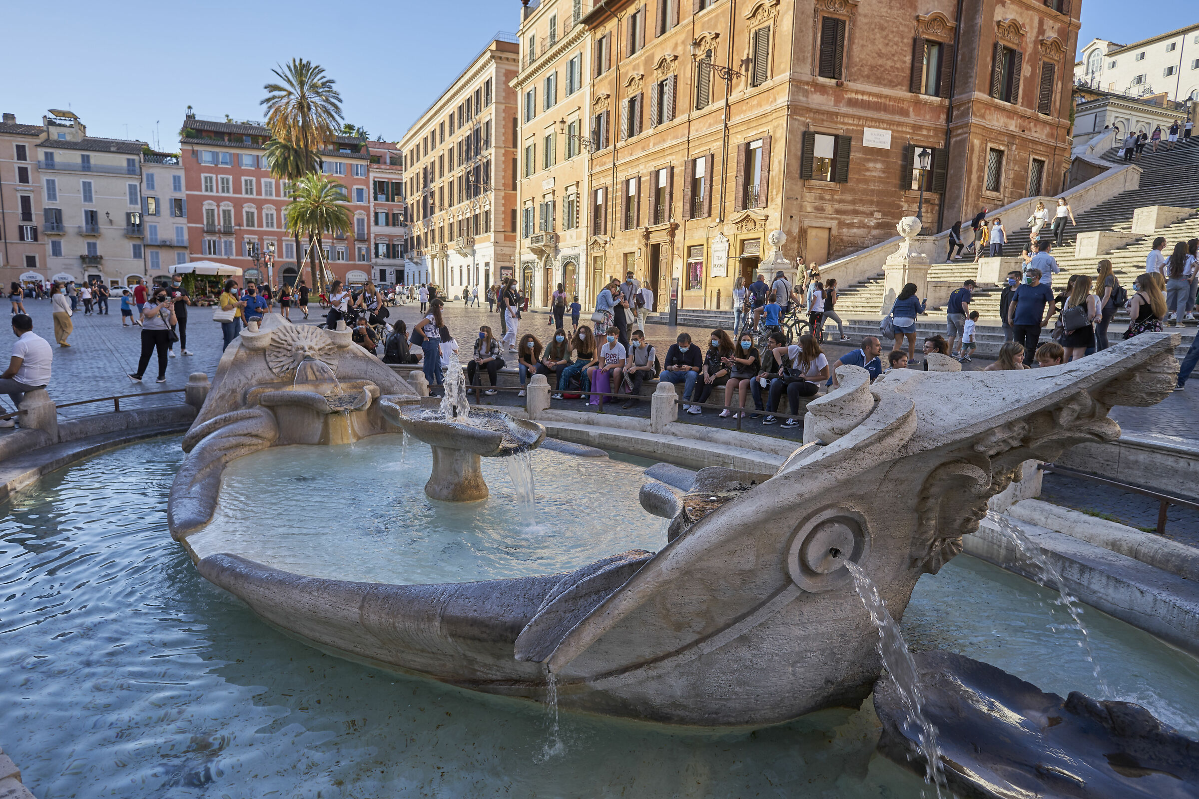 Barcaccia in the days of Covid