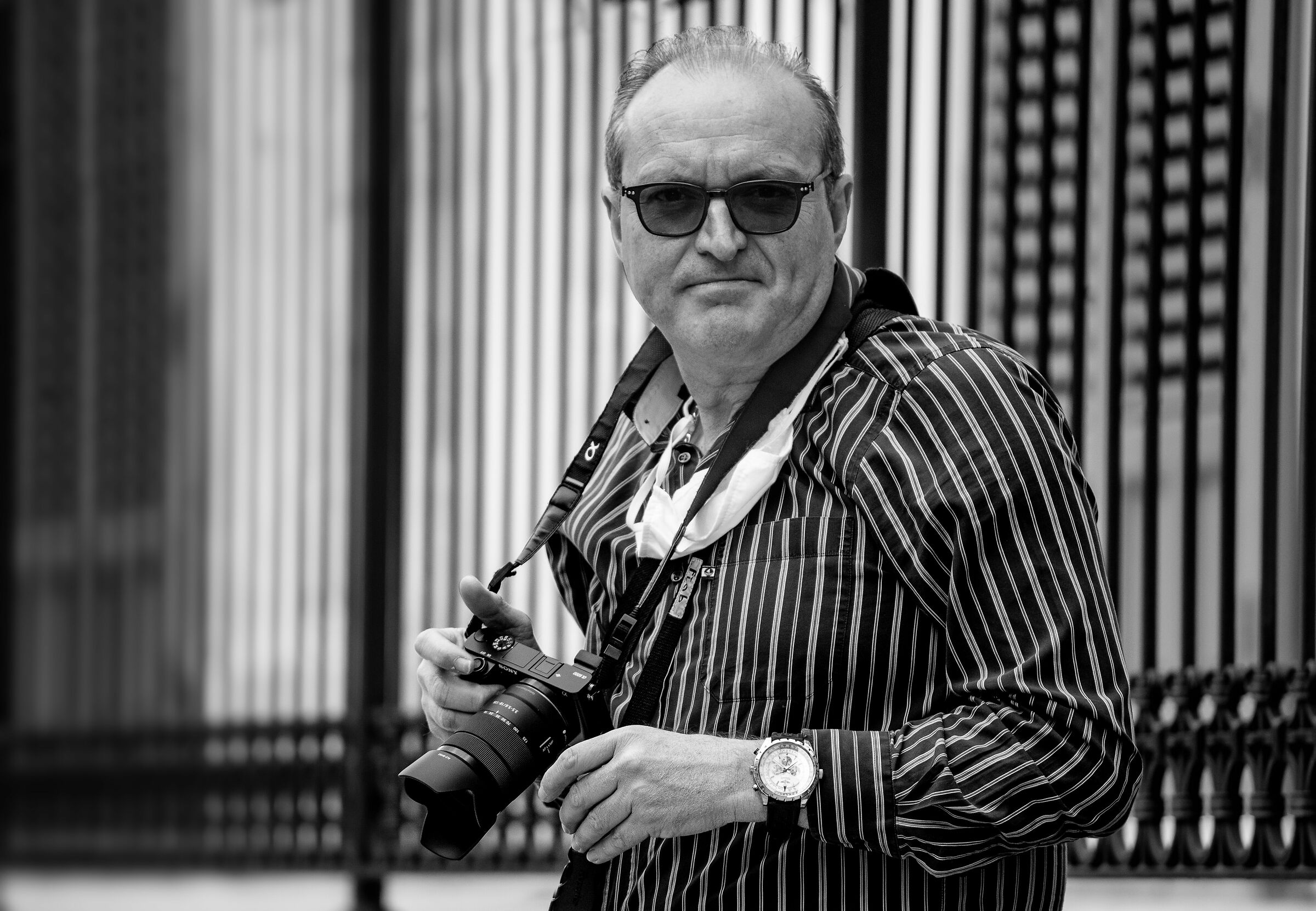 Down the mask, we're off the bar.