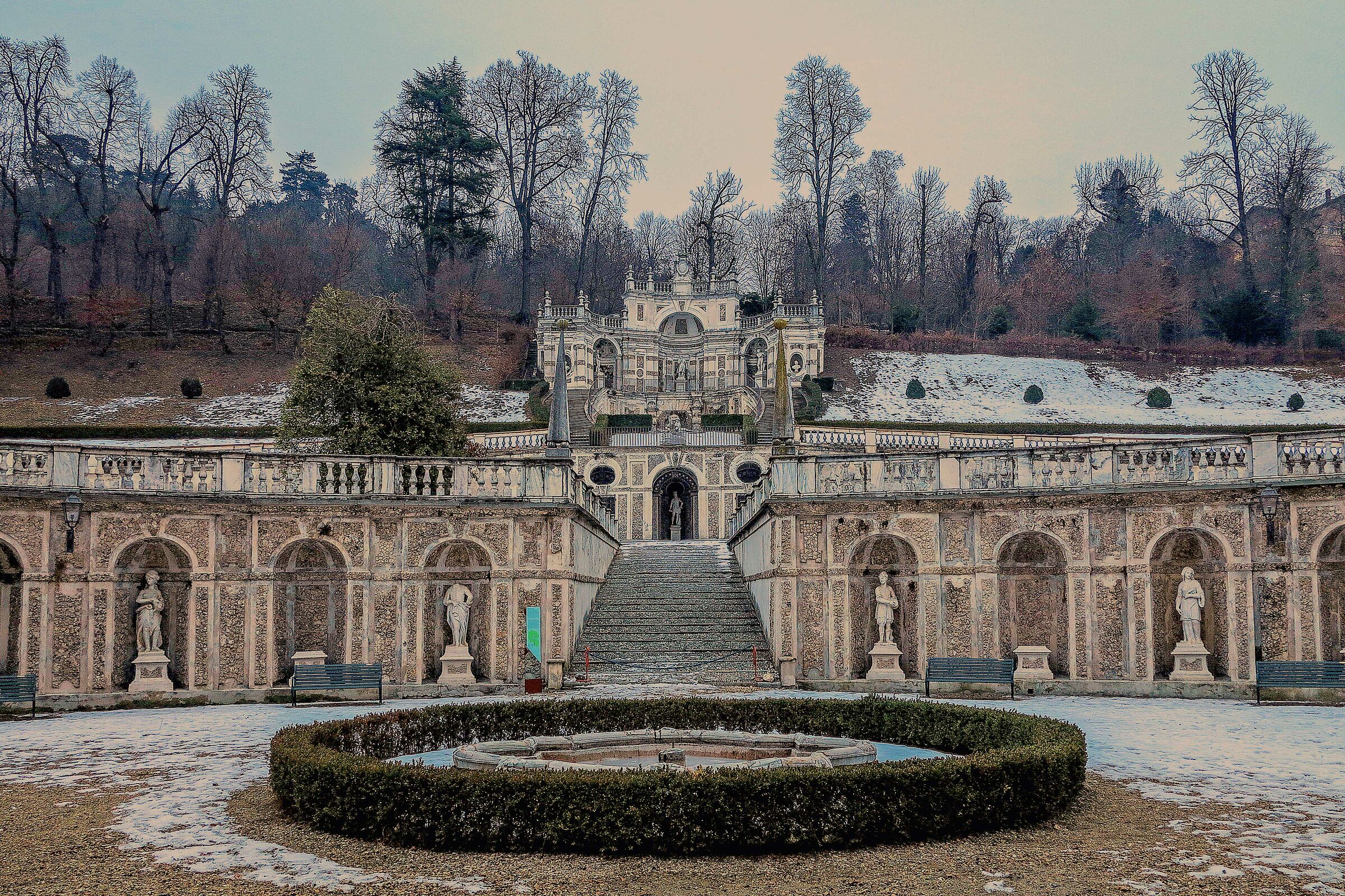 A winter day from the Queen's Villa