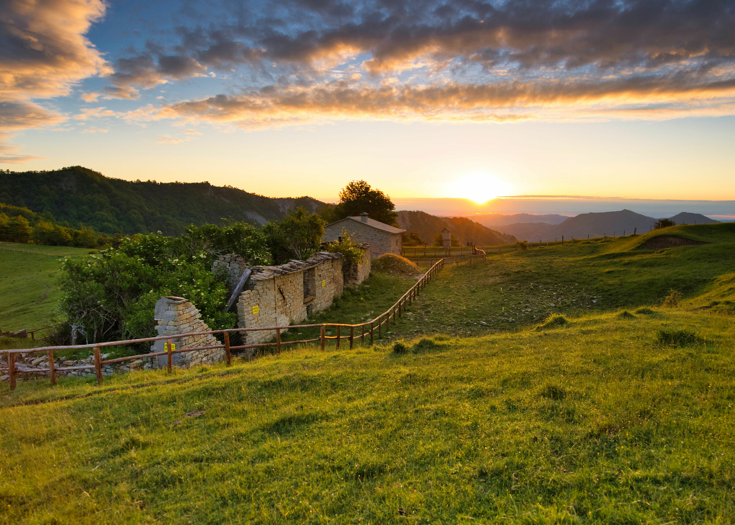 First light in St. Paul in Alpe