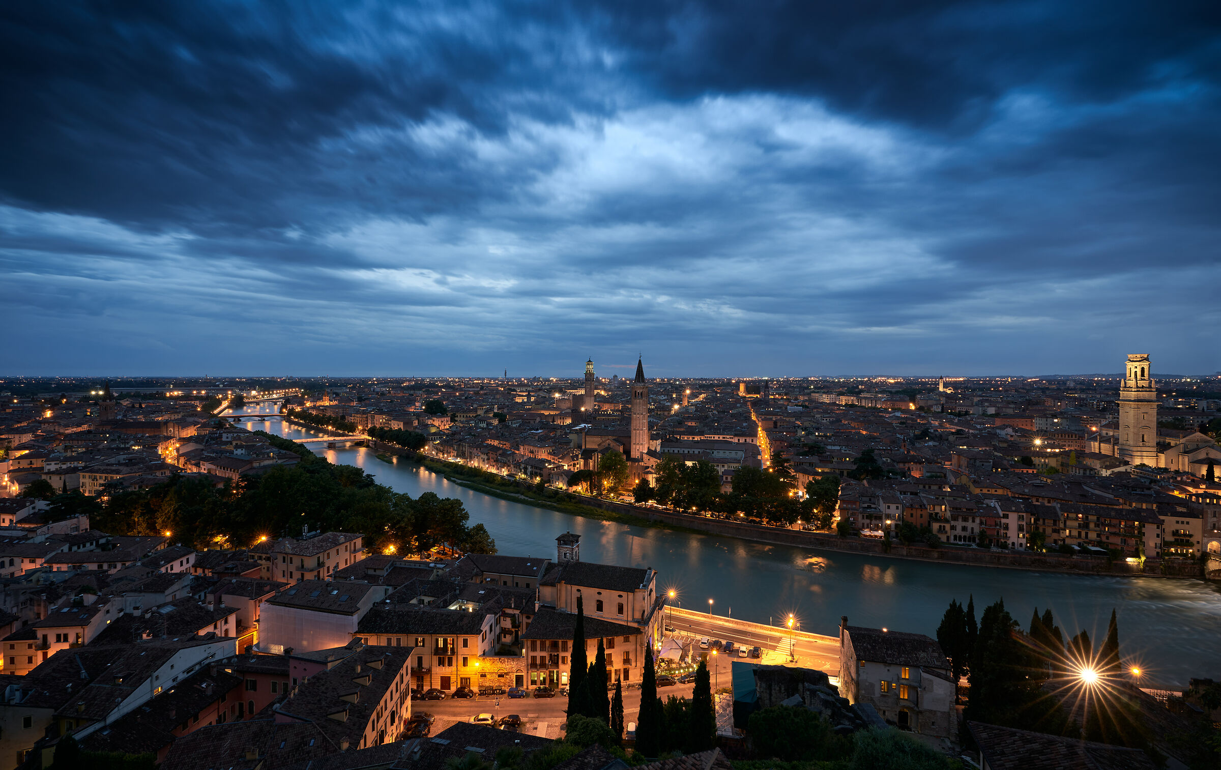 Verona twilight