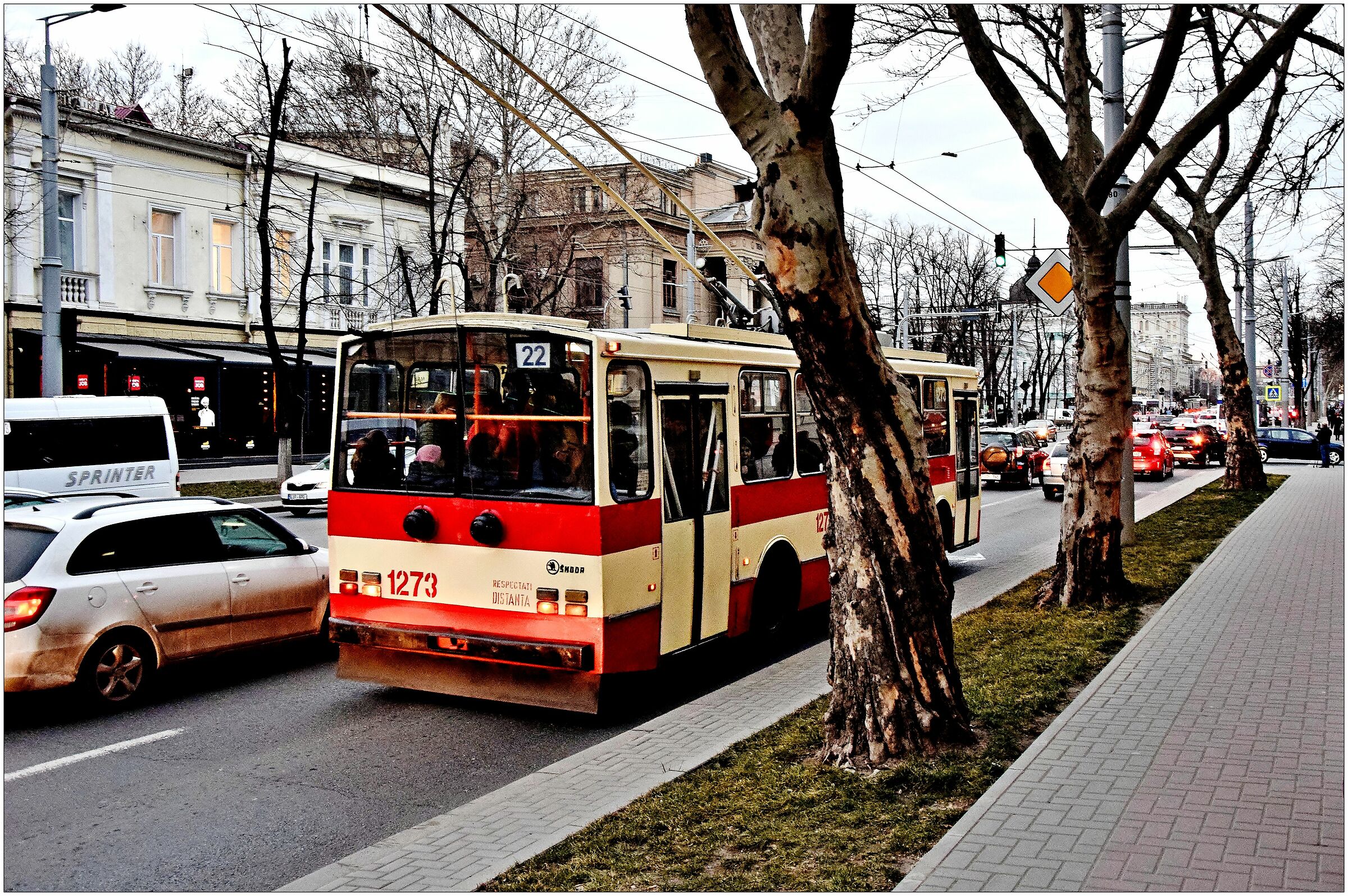 Vecchio trolleybus.