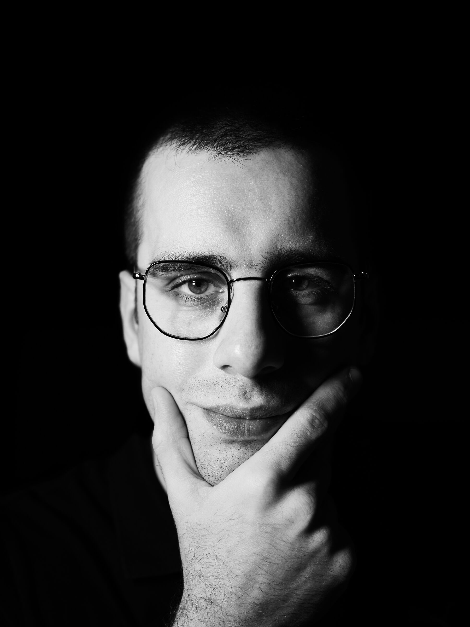 Self-portrait at Steve Jobs