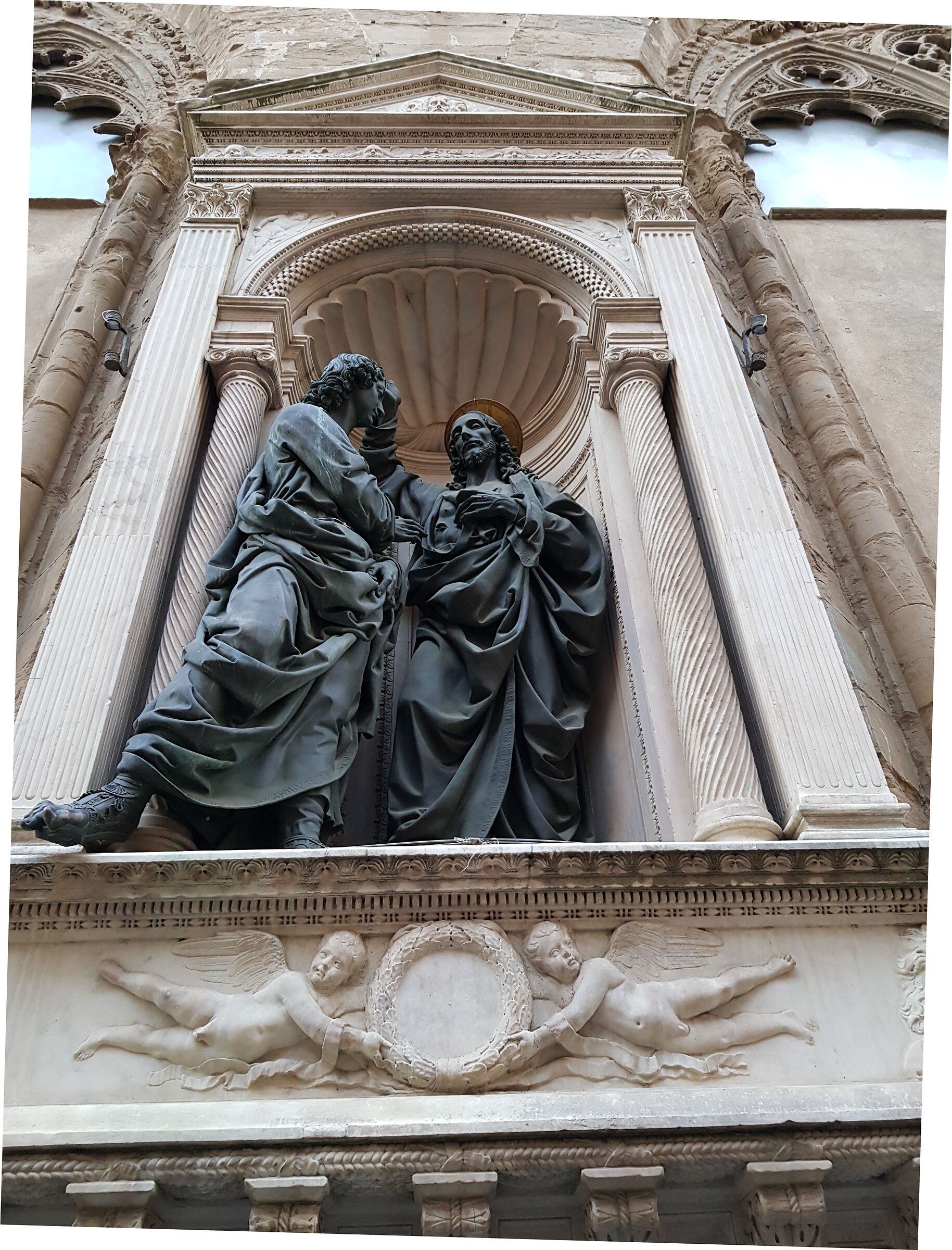 Orsanmiche - Verrocchio "Incredulità di S.Tommas...