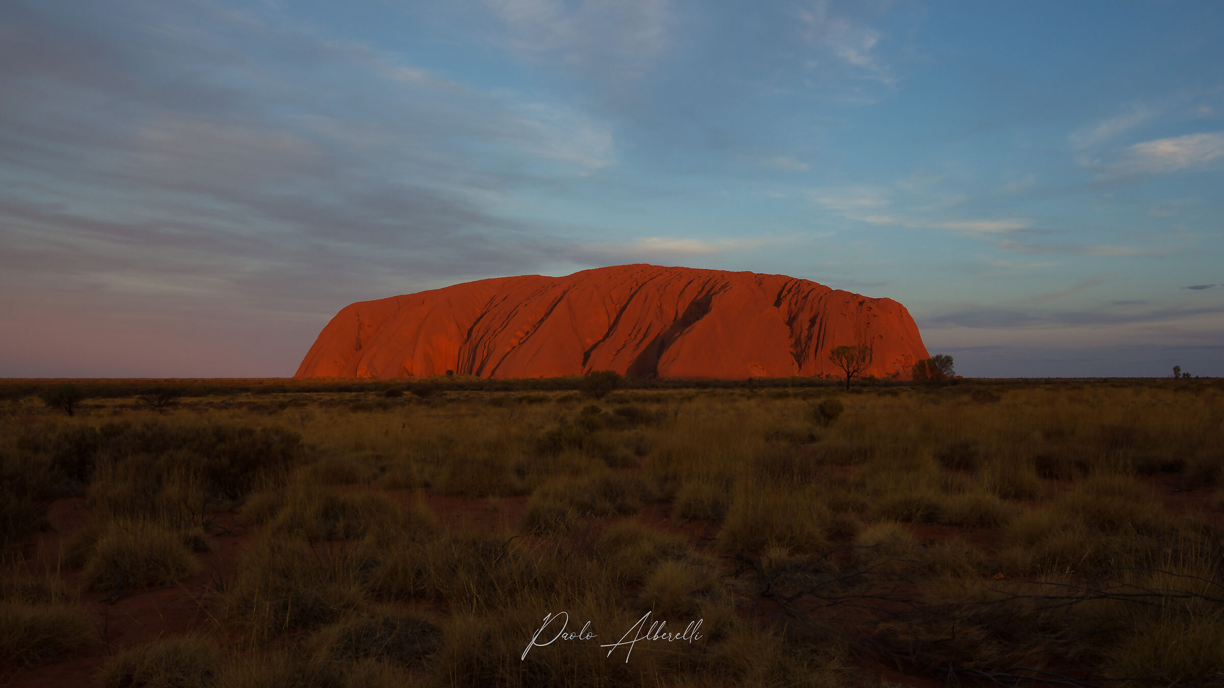 Uluru at sunset