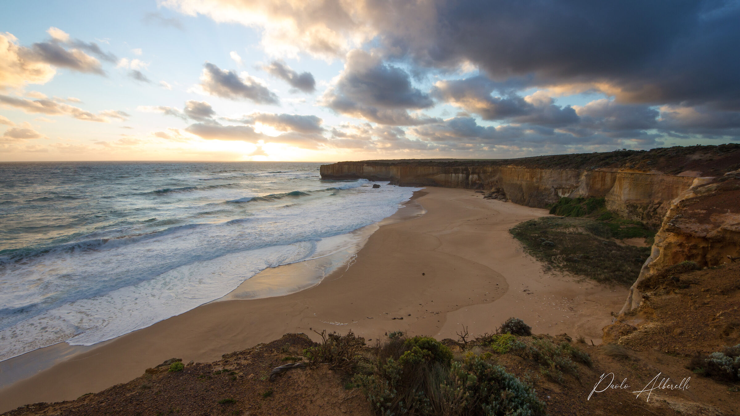 Tramonto a Port Campbell National Park