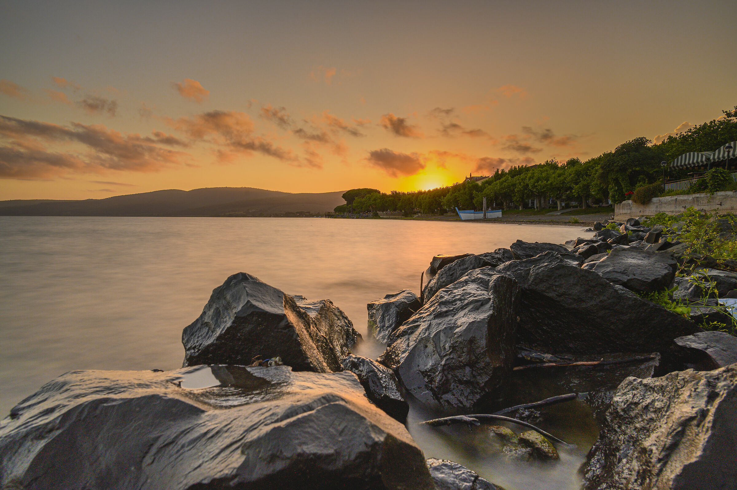 Sunset in Trevignano Romano