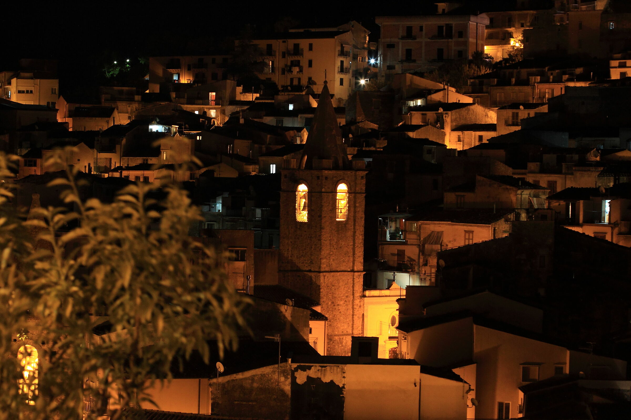 Isnello by night