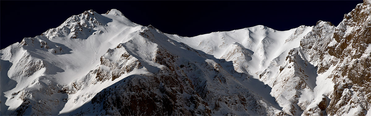 East wall group Mooskofel Carnic Alps of Austria.