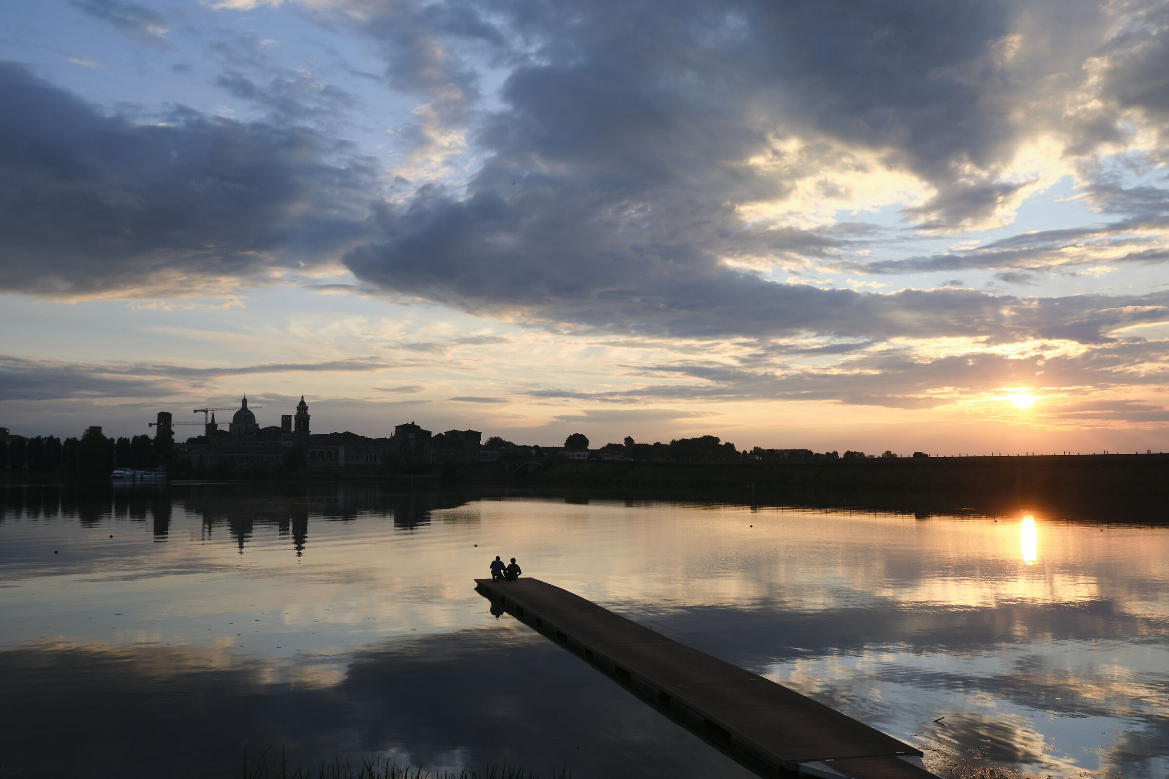 Tramonto a Mantova