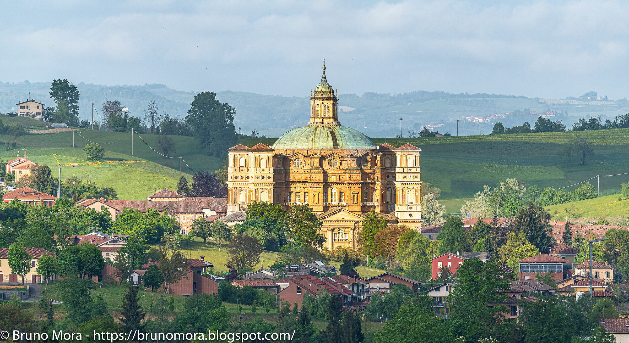 Il Santuario di Vicoforte al tardo pomeriggio