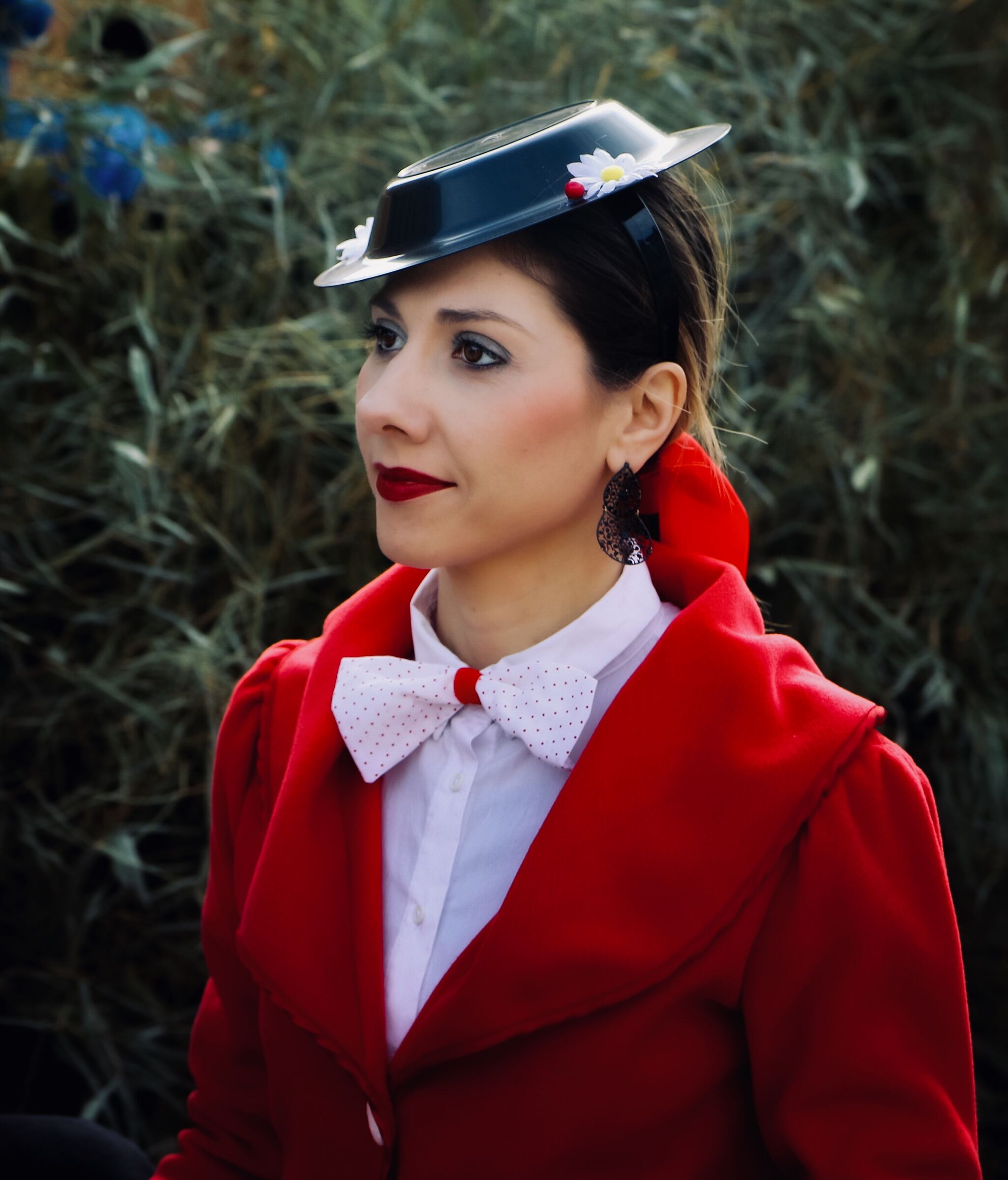 Sfilata di Carnevale. Un bel viso.