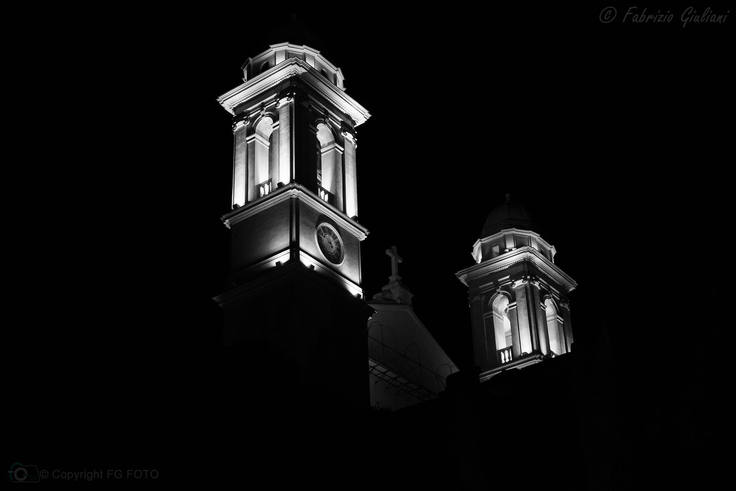 Le torri nella notte