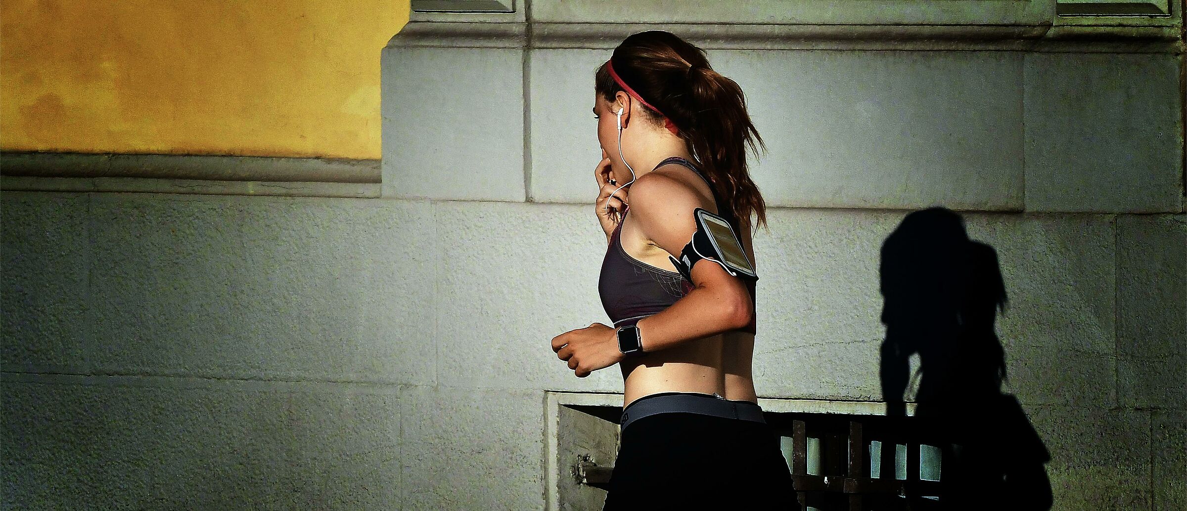 The shadow runs with you