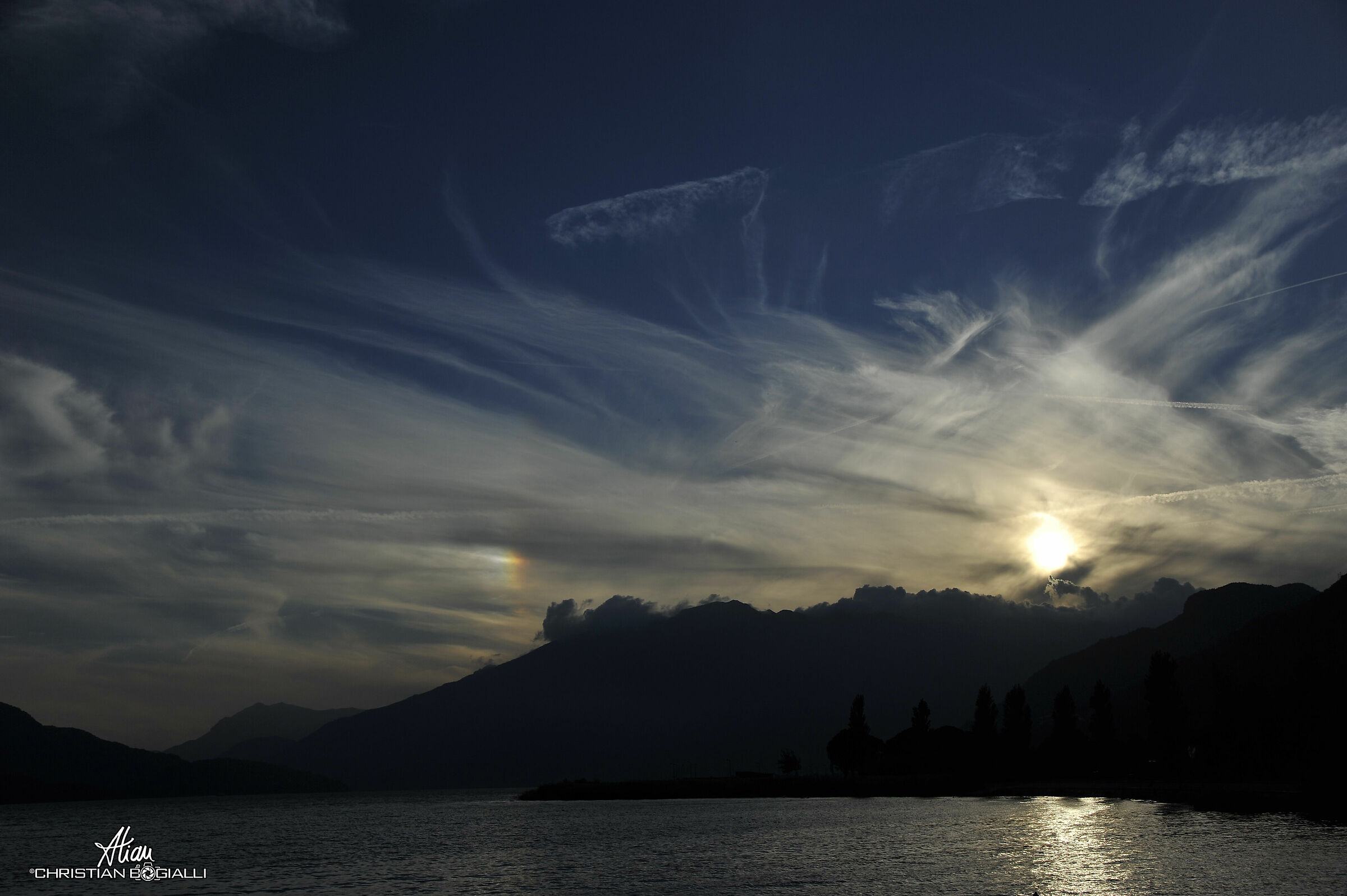 Tramonto sull'Alto Lario