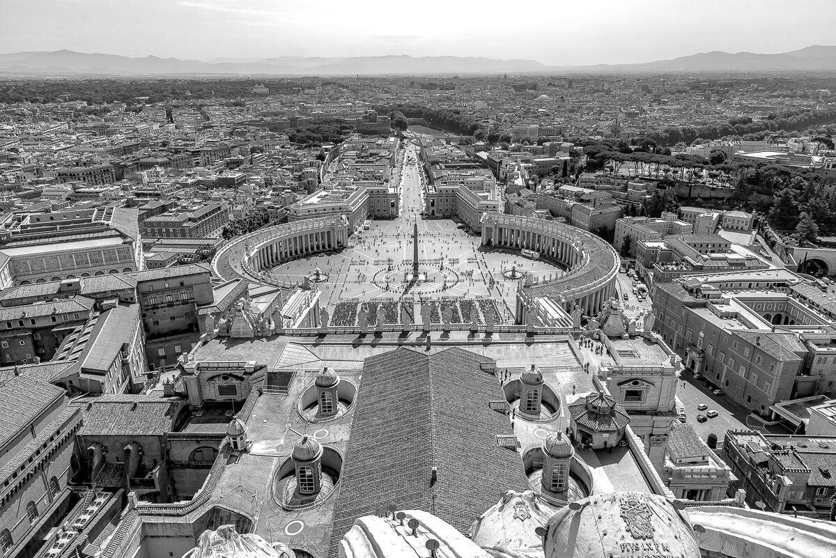 Rome as seen from the dome