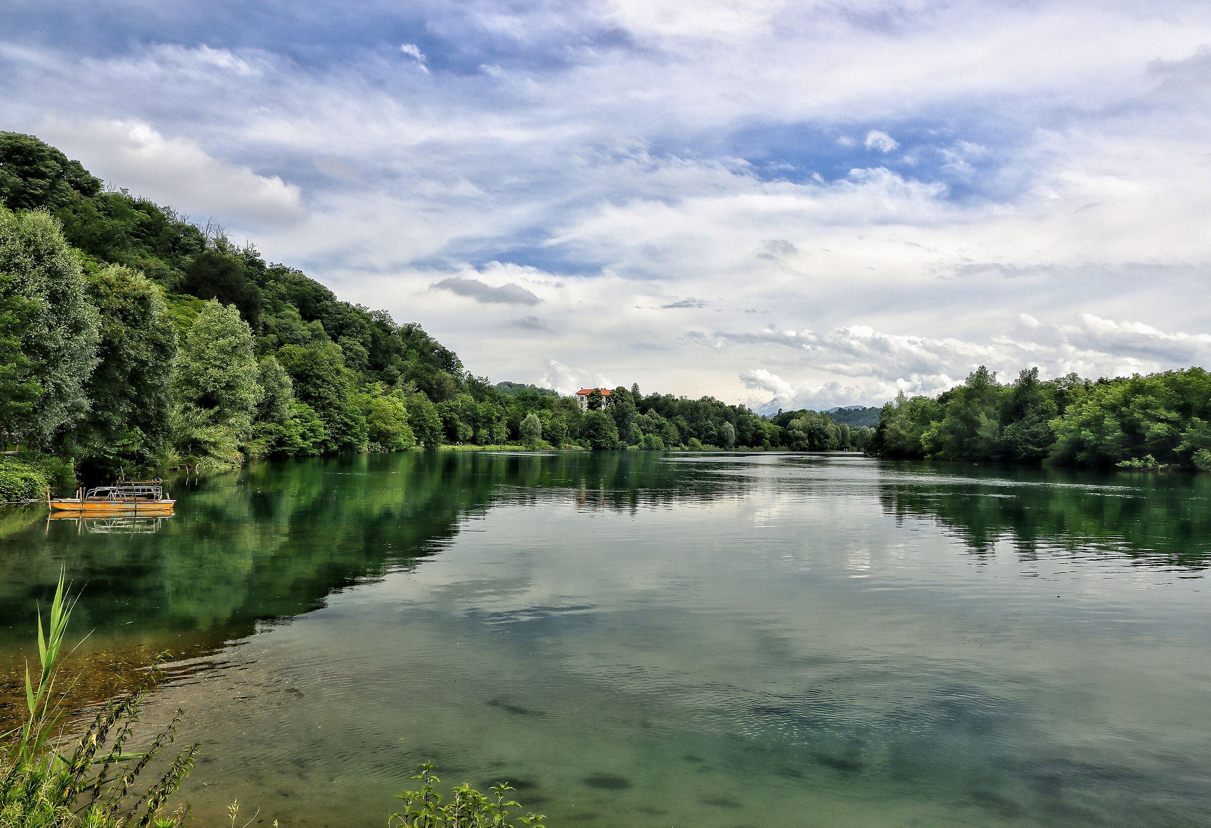 Passeggio lungo fiume Adda