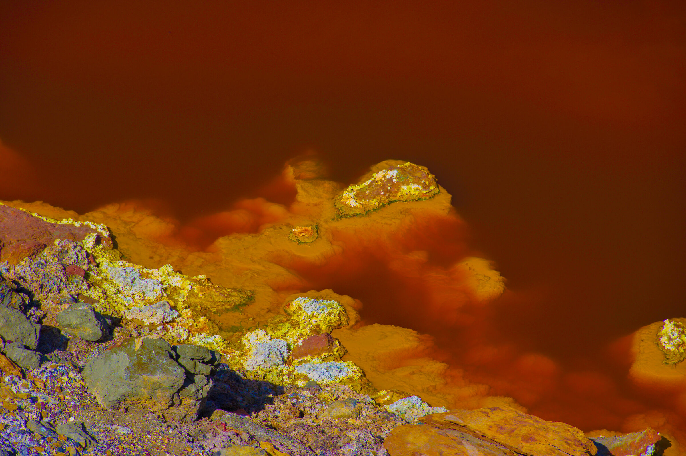 sulfur crystals - Rio Tinto