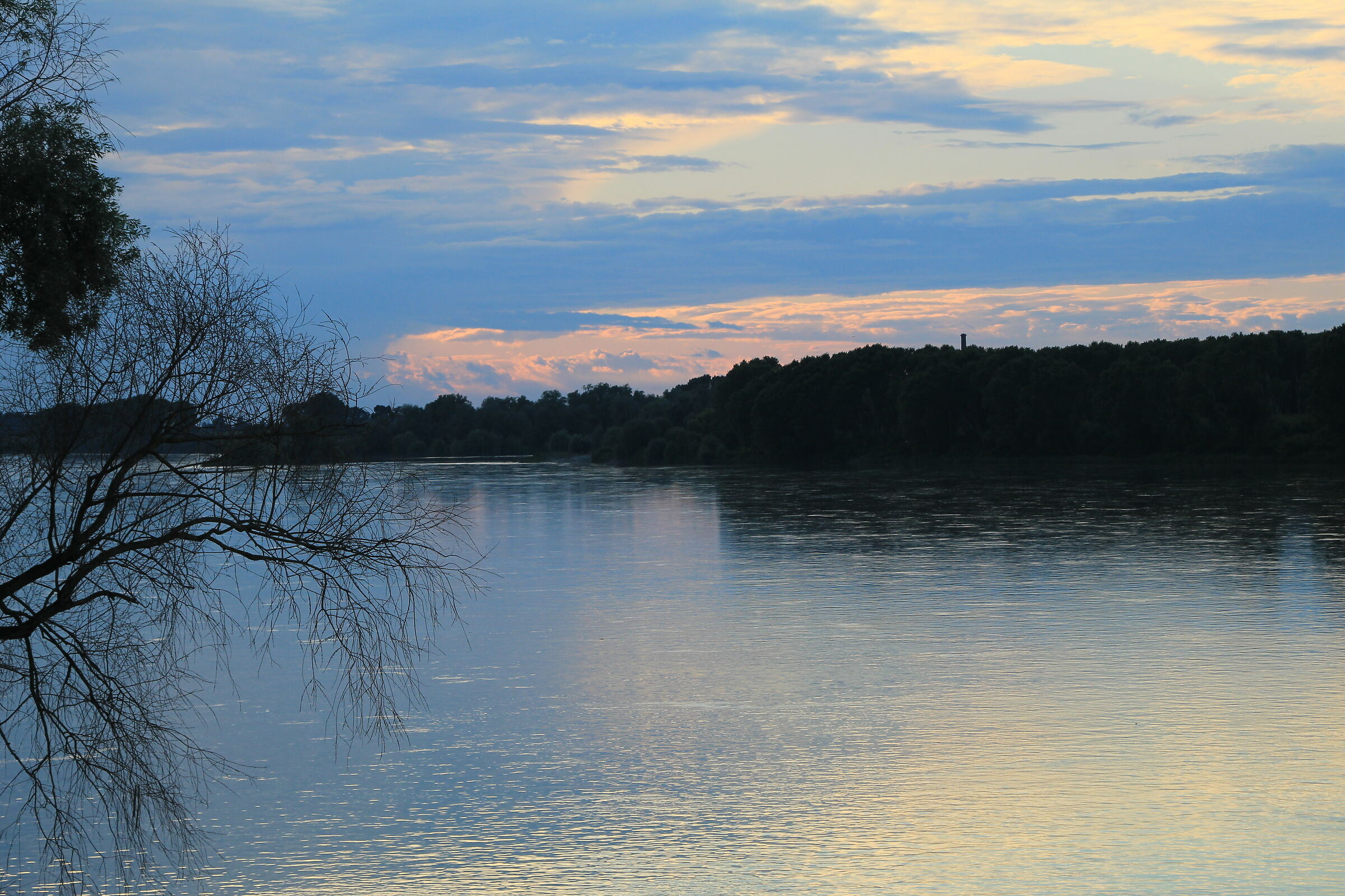 Po al tramonto