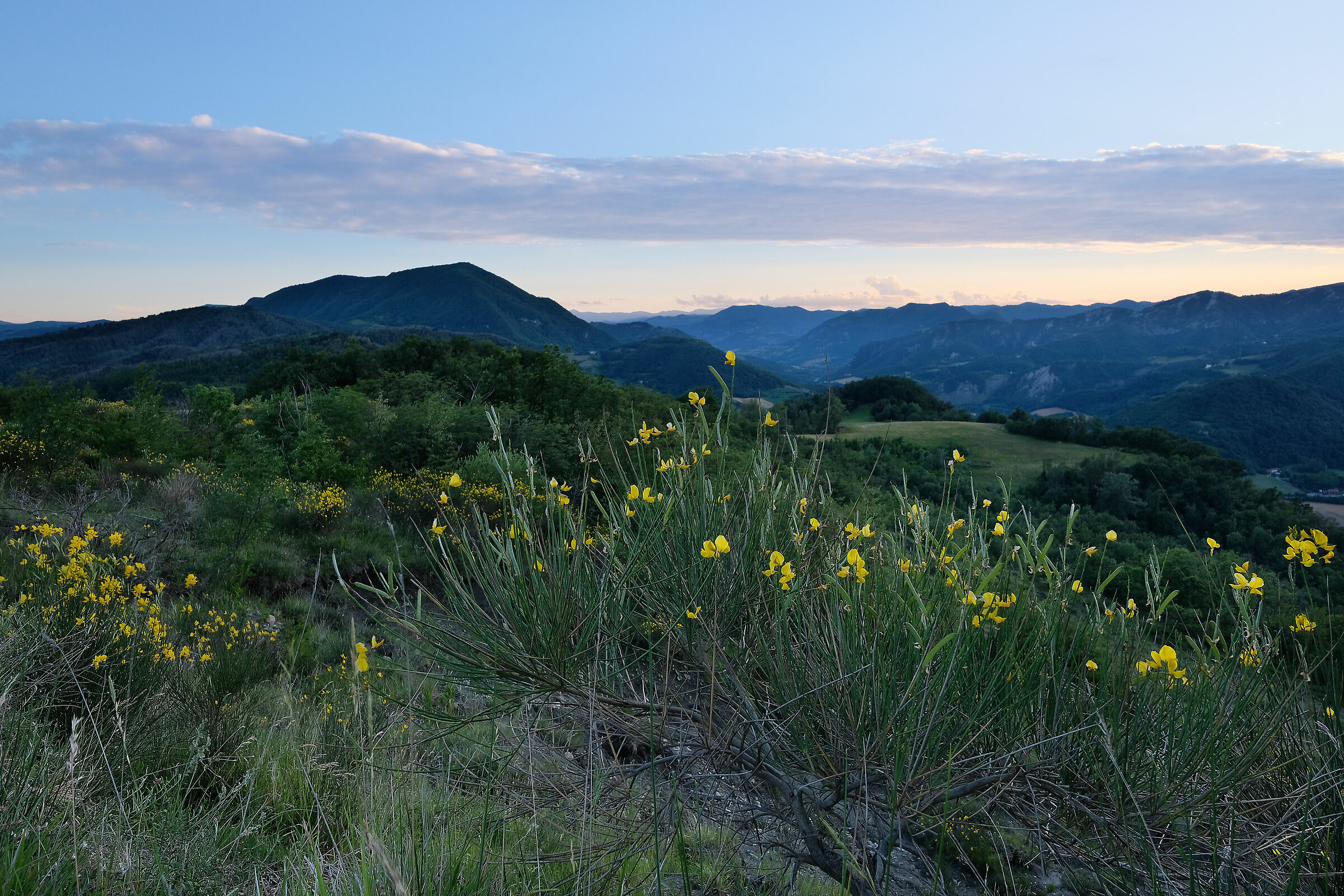 Sunset on Monte Sole