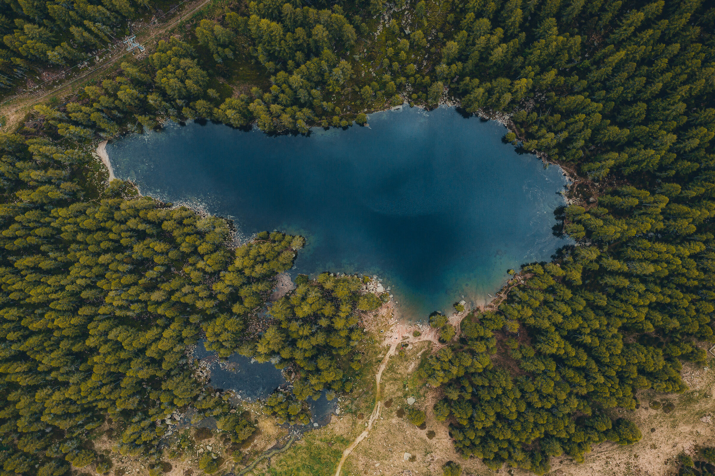 Lago Azzurro - dal cielo