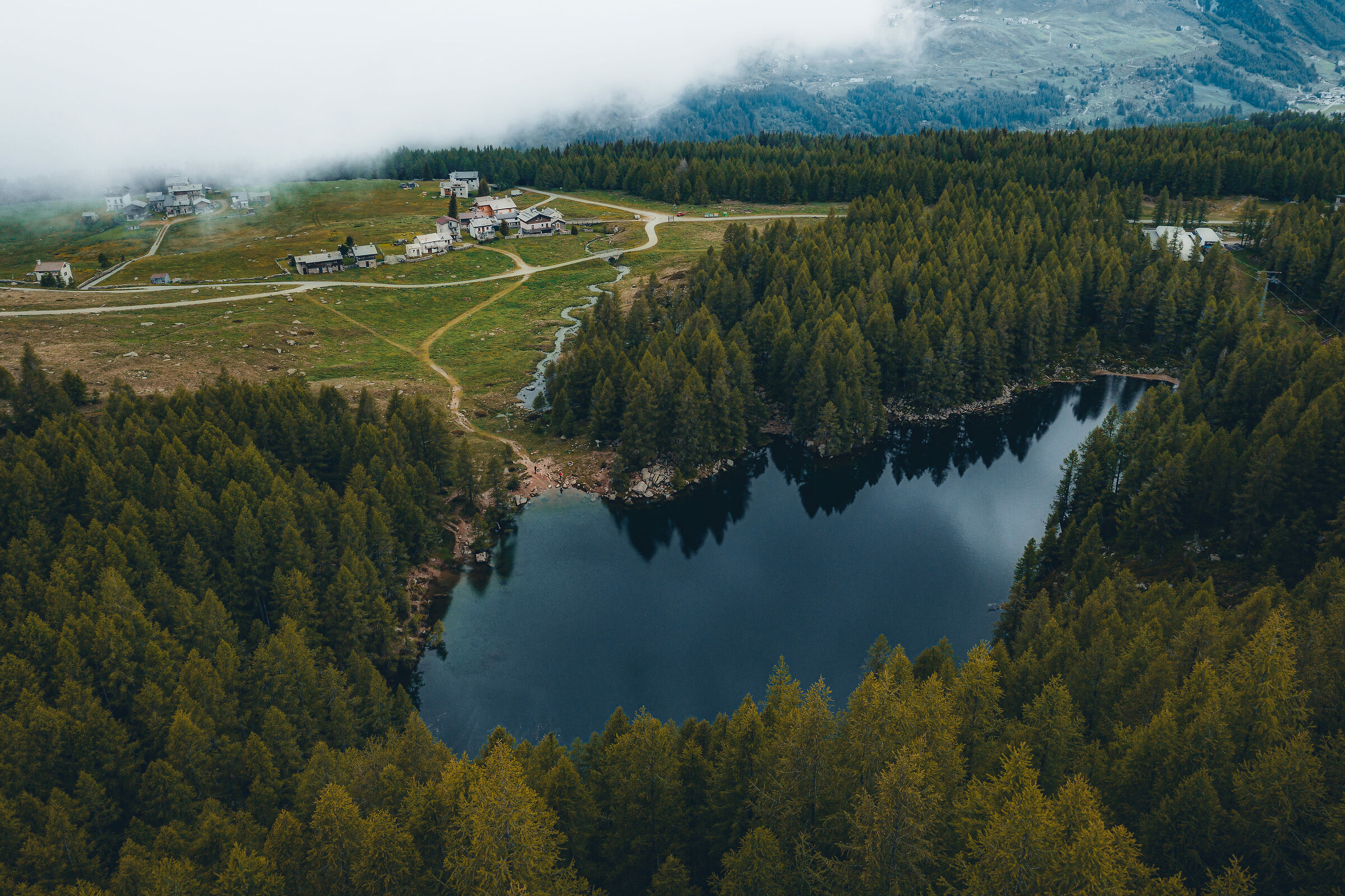 Lago Azzurro - dal cielo