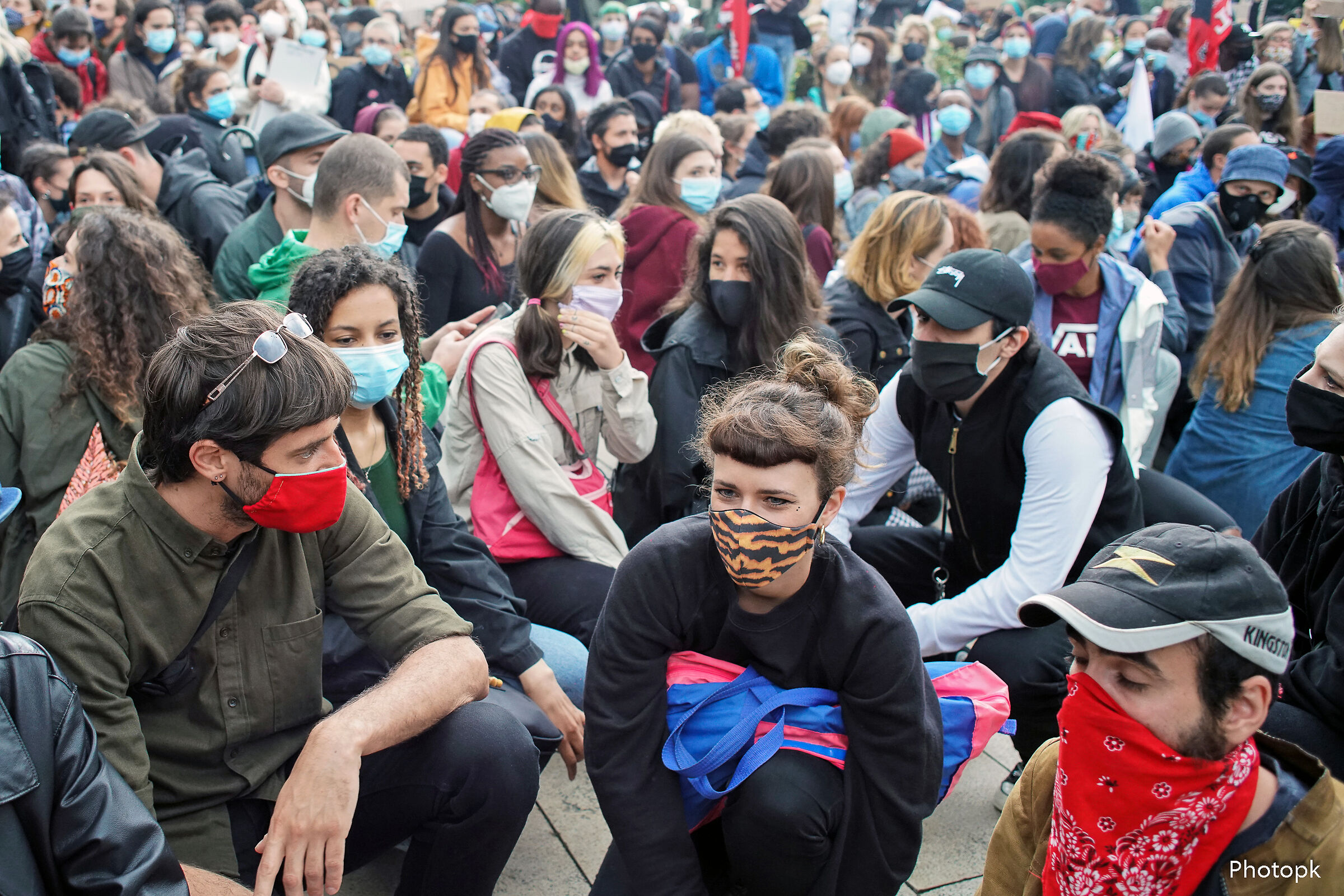 Black Lives Matter multitude