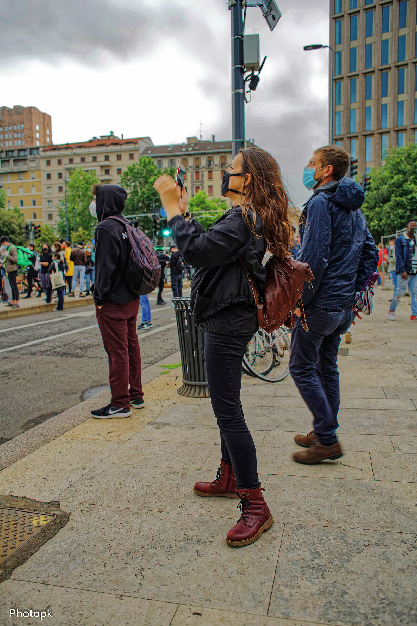 Black lives matter demonstration