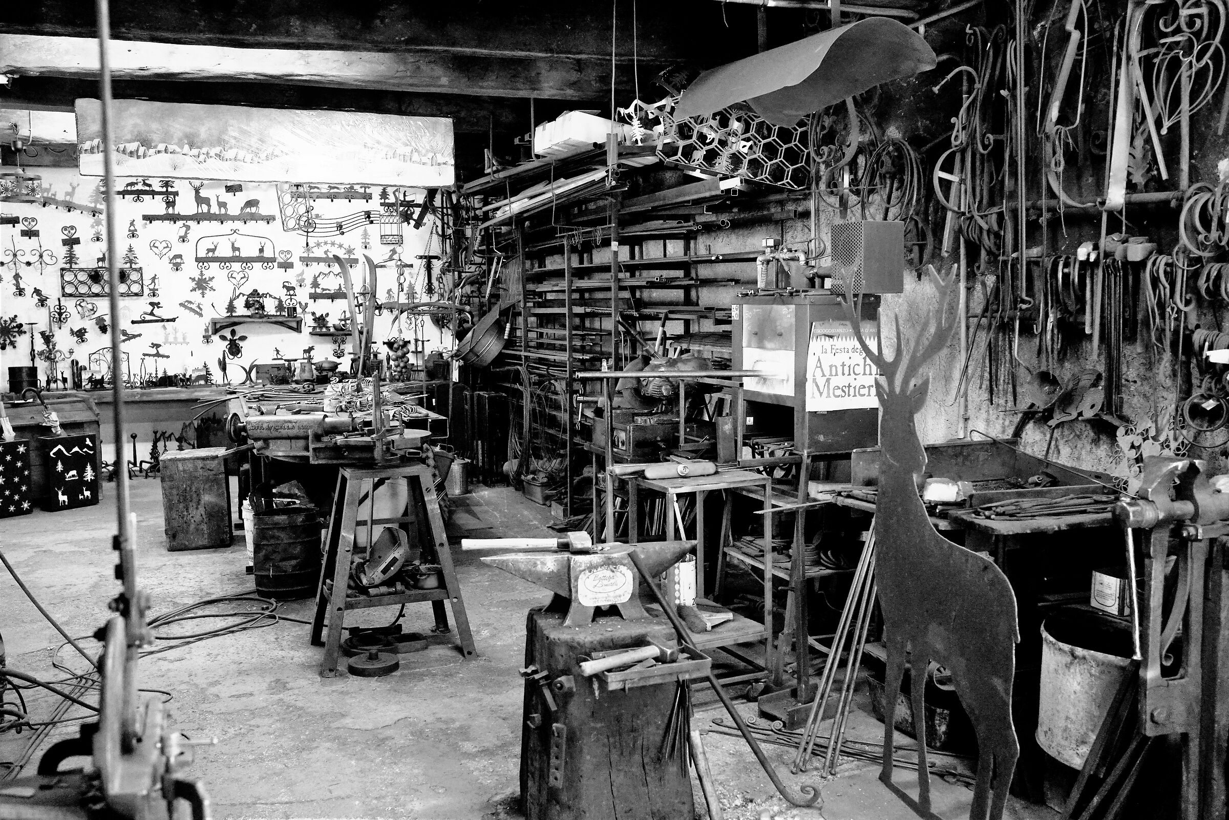 Pescocostanzo (aq) Officina del fabbro