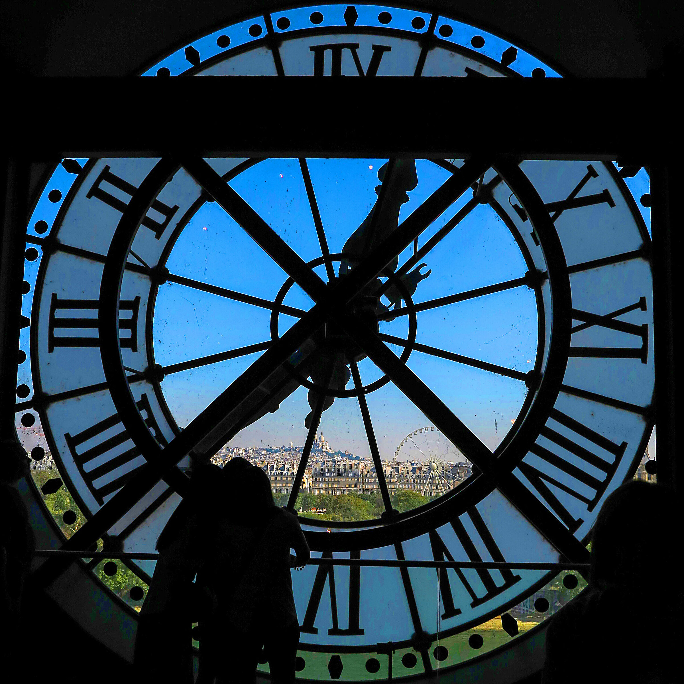 Montmartre vista dal museo d'Orsay - Parigi