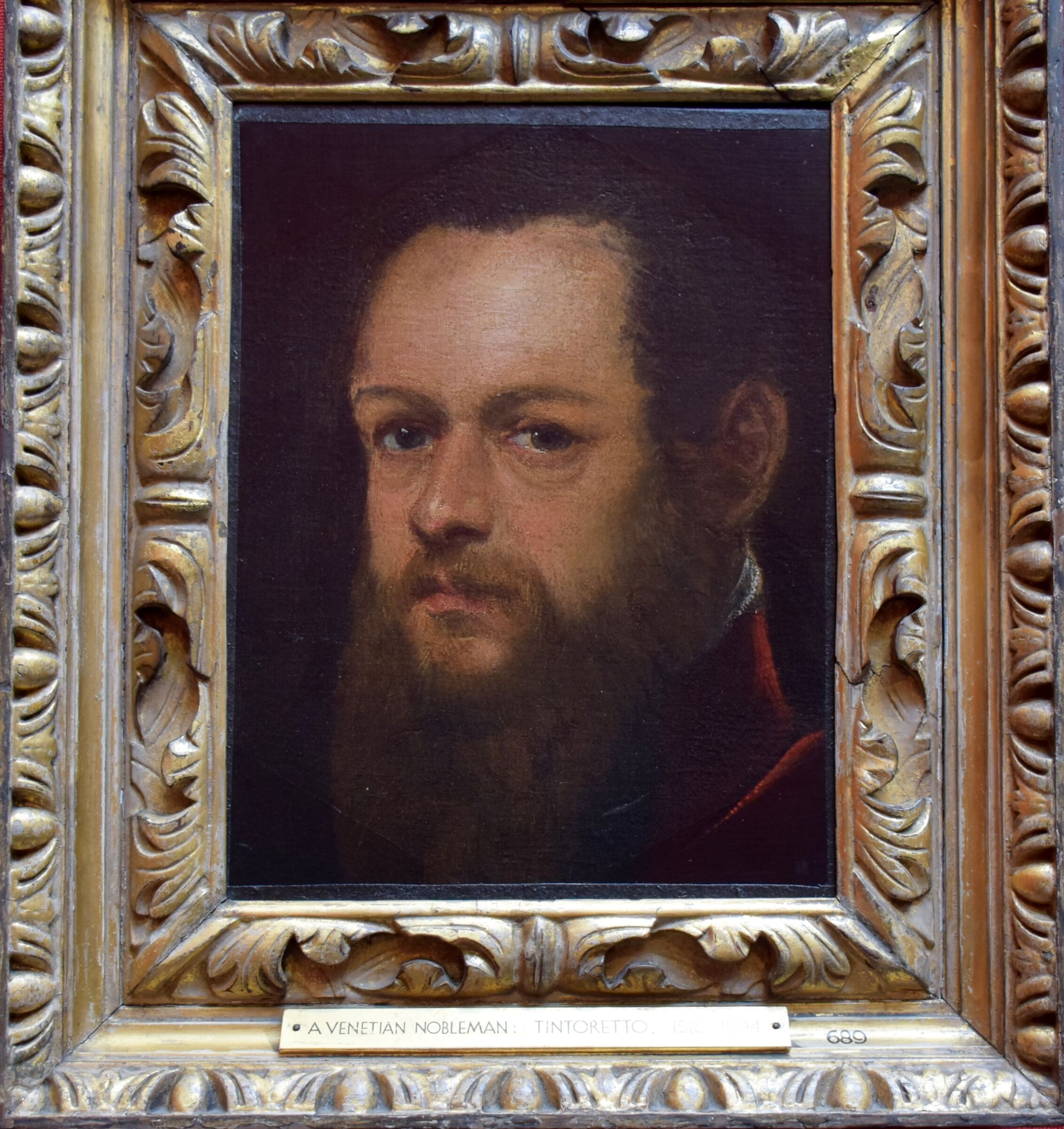 National Gallery - Tintoretto "Ritratto di Gentiluomo&q...