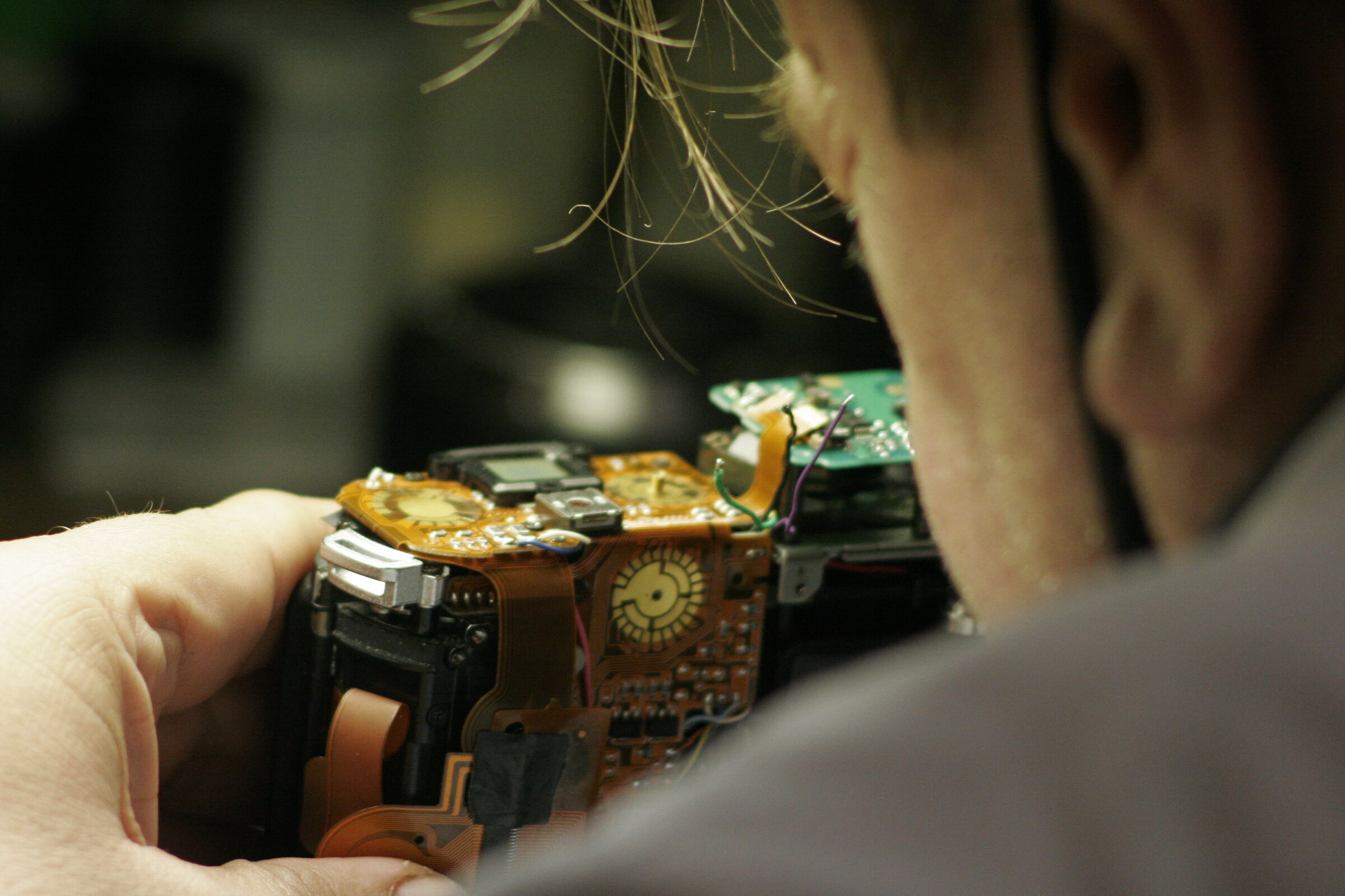 riparazione di una Hasselblad x-pan